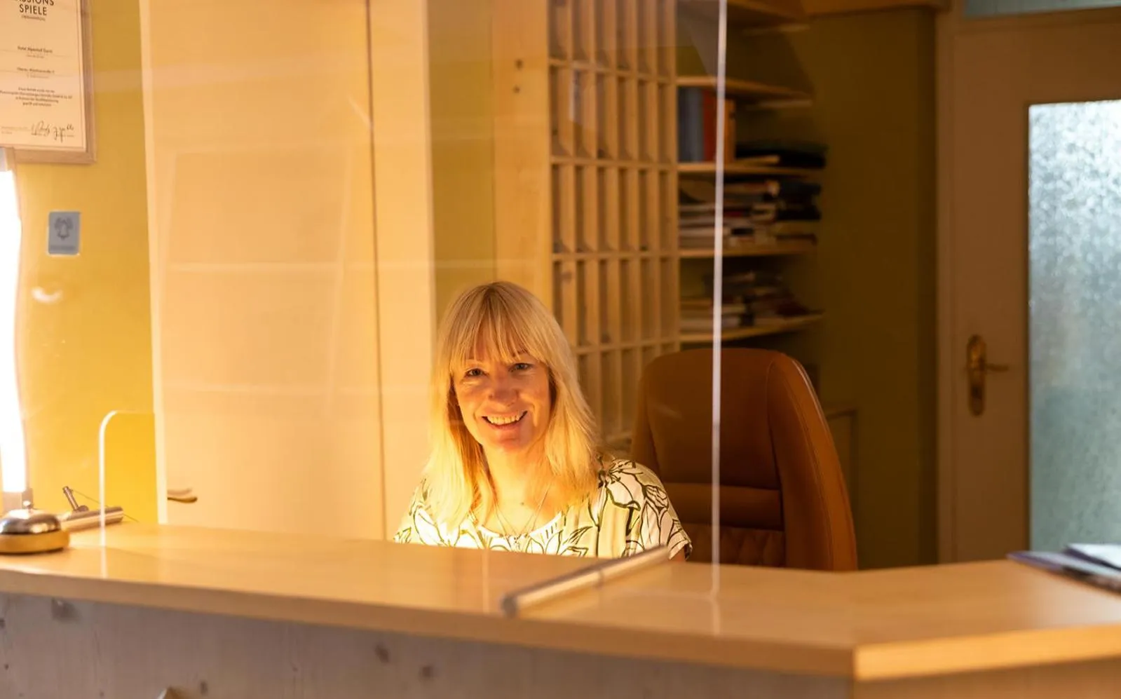 Lobby or reception in Hotel Alpenhof