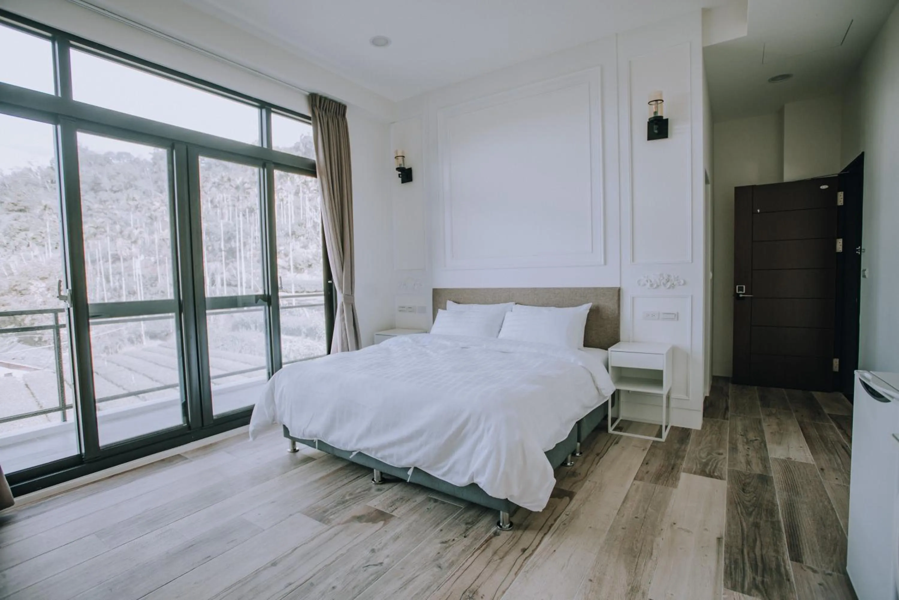 Bed in Ruili Tea Villa