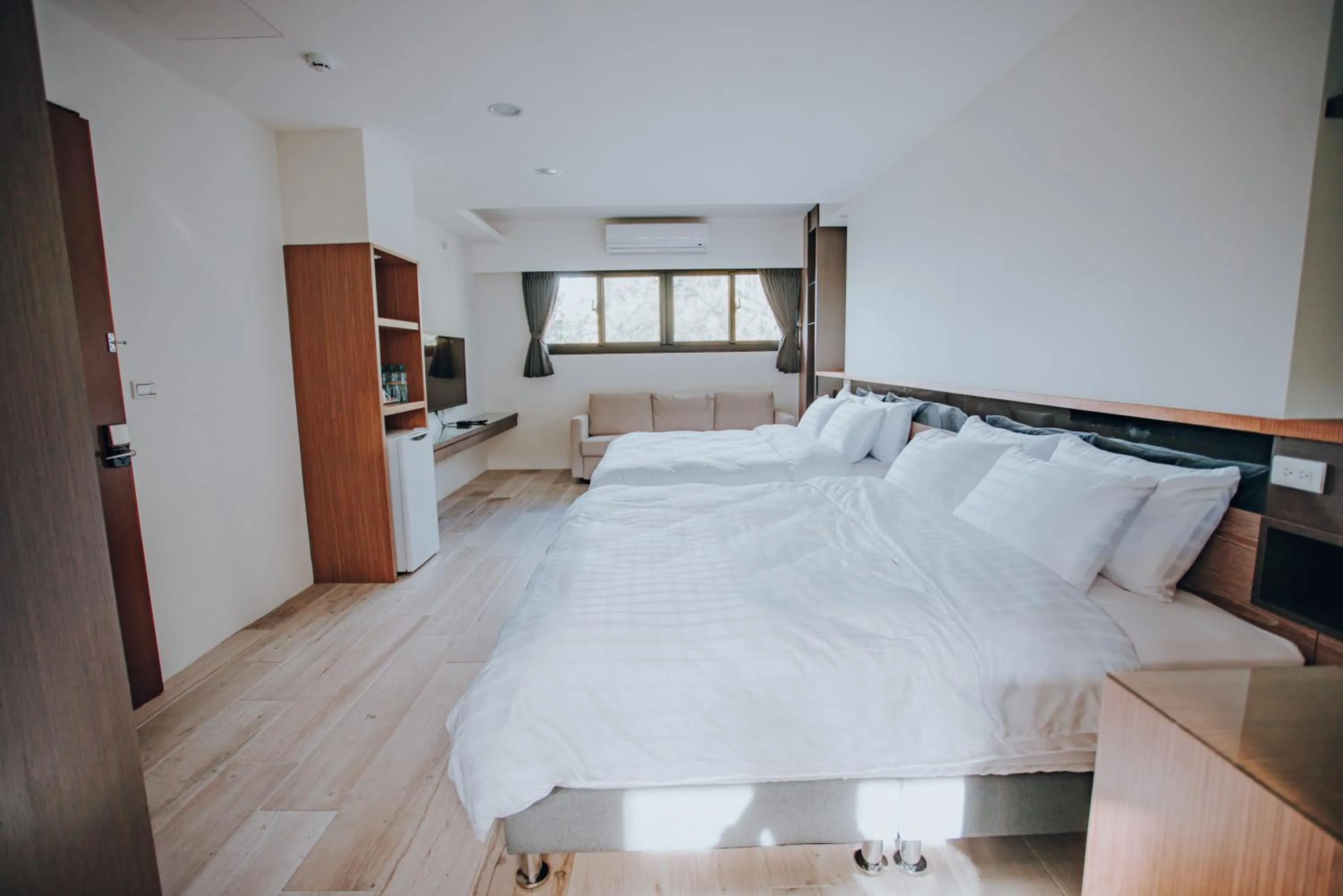 Bed in Ruili Tea Villa