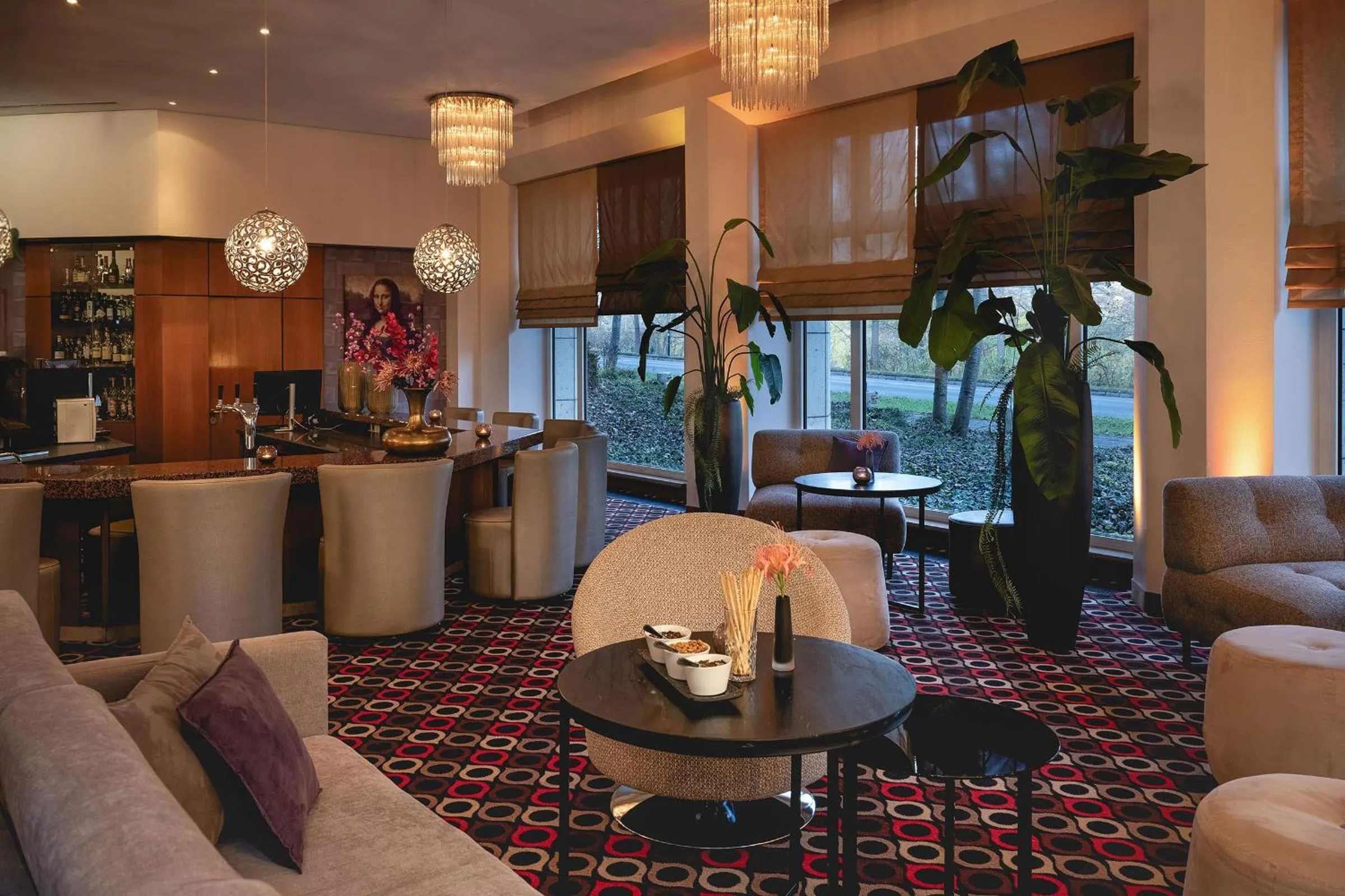 Lounge or bar in Leonardo Hotel Weimar