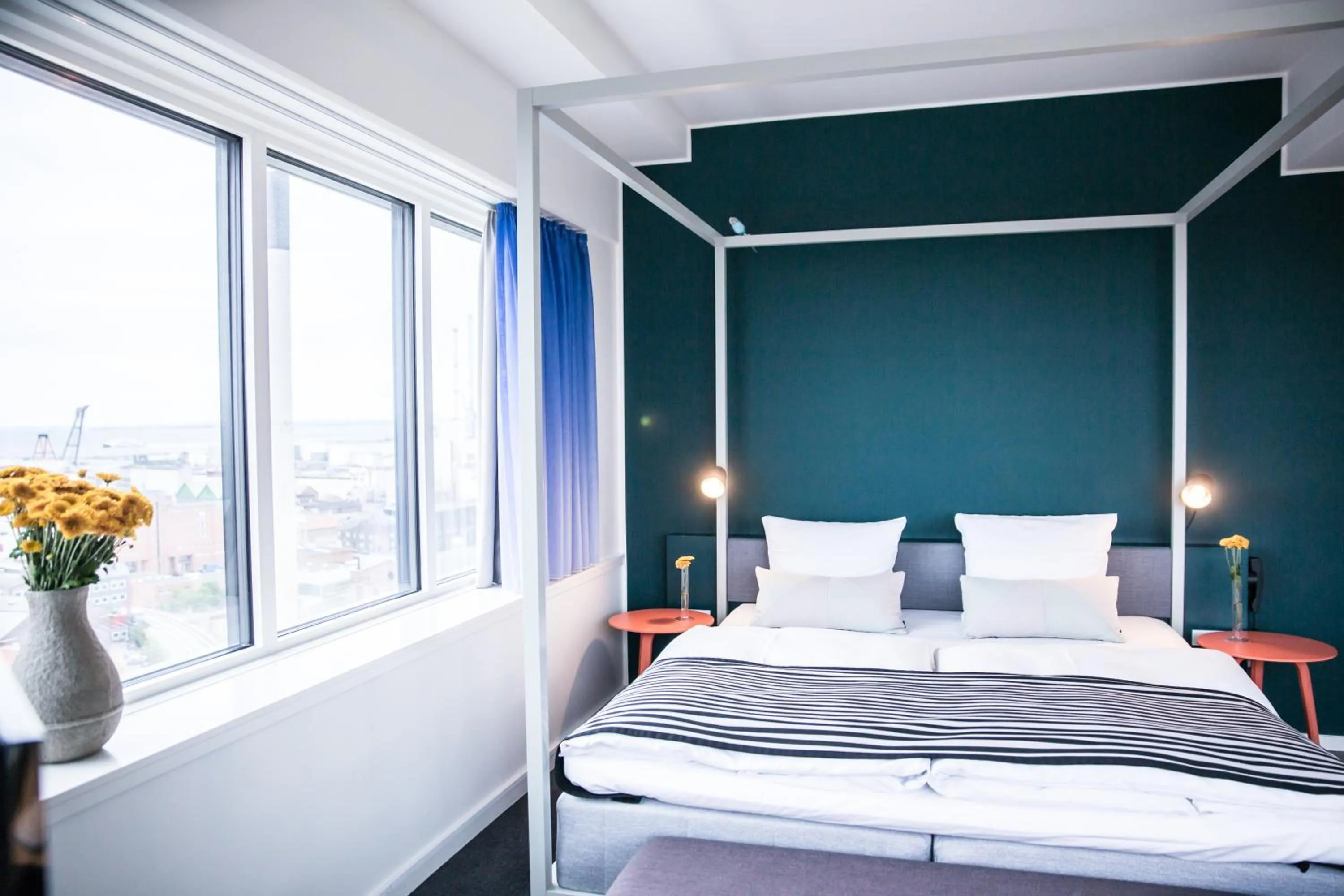 Bedroom, Bed in Comwell Aarhus Dolce by Wyndham