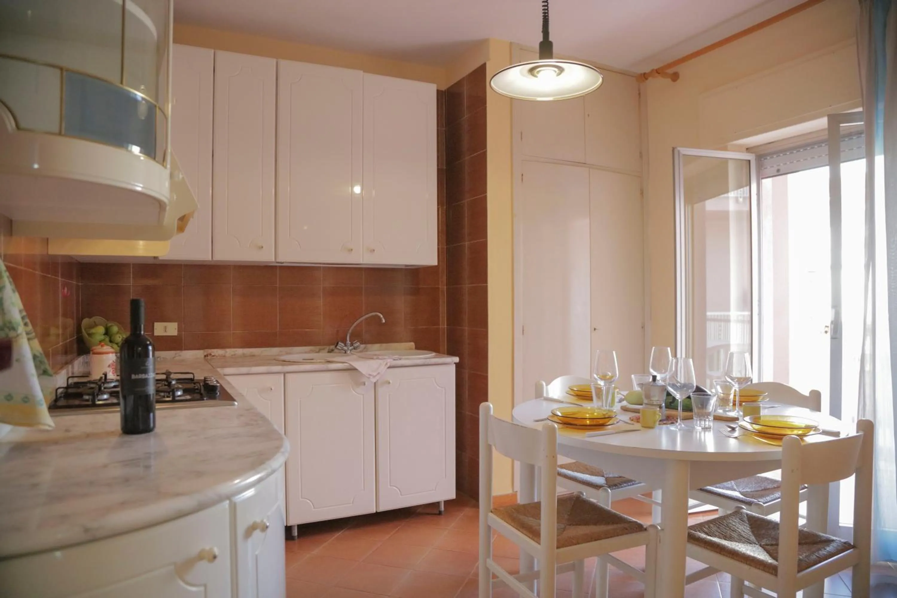 Kitchen or kitchenette in Casa Rosa