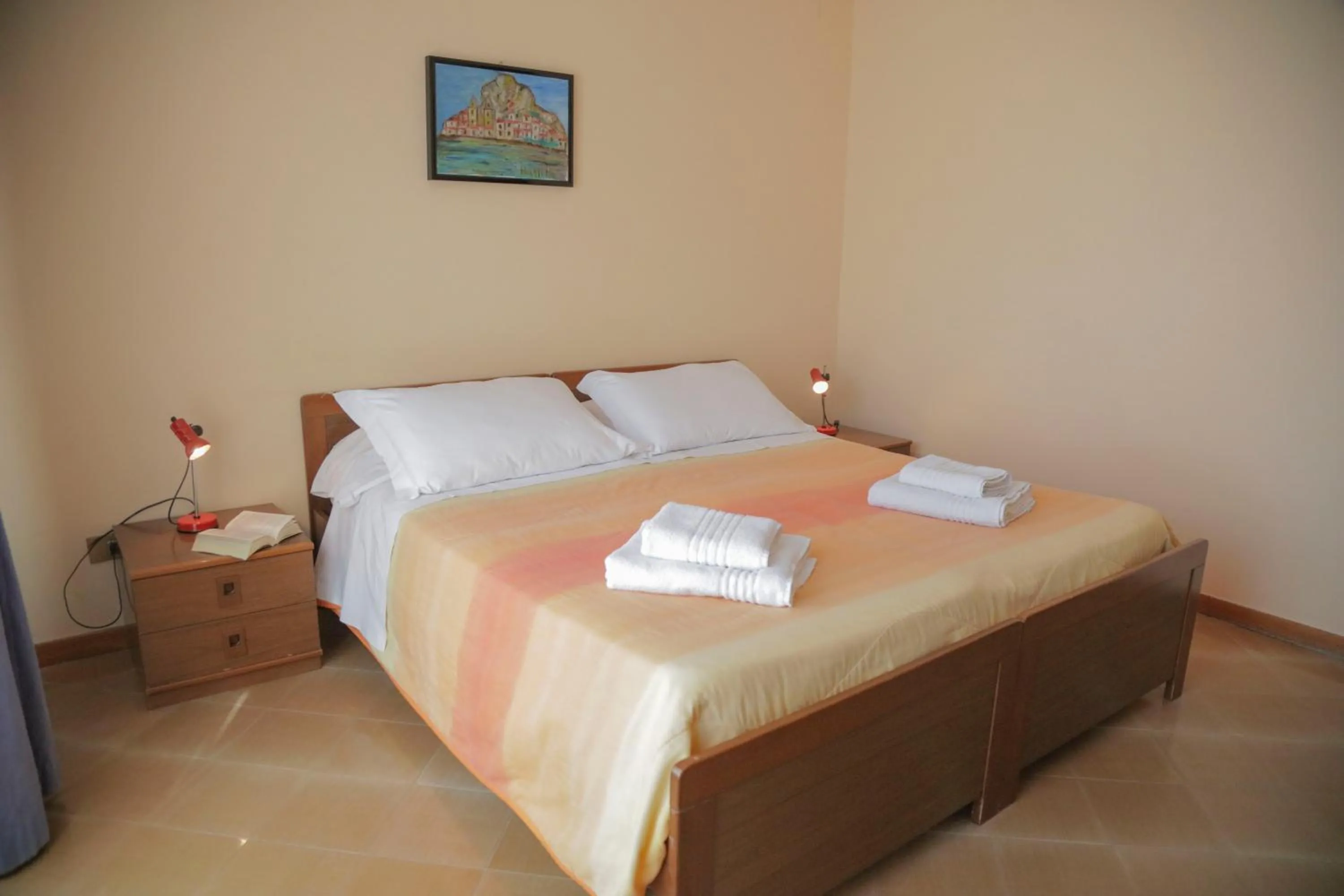 Bedroom, Bed in Casa Rosa