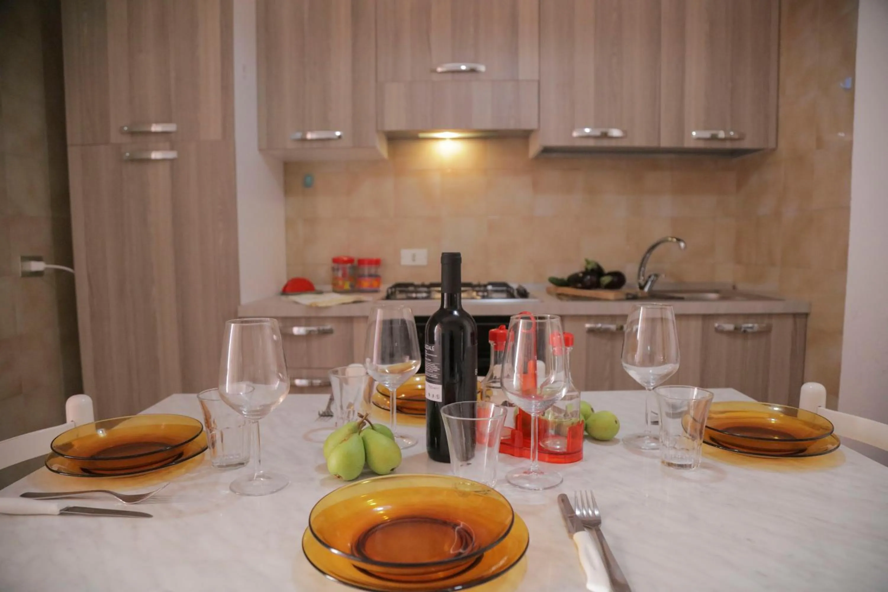 Dining area in Casa Rosa