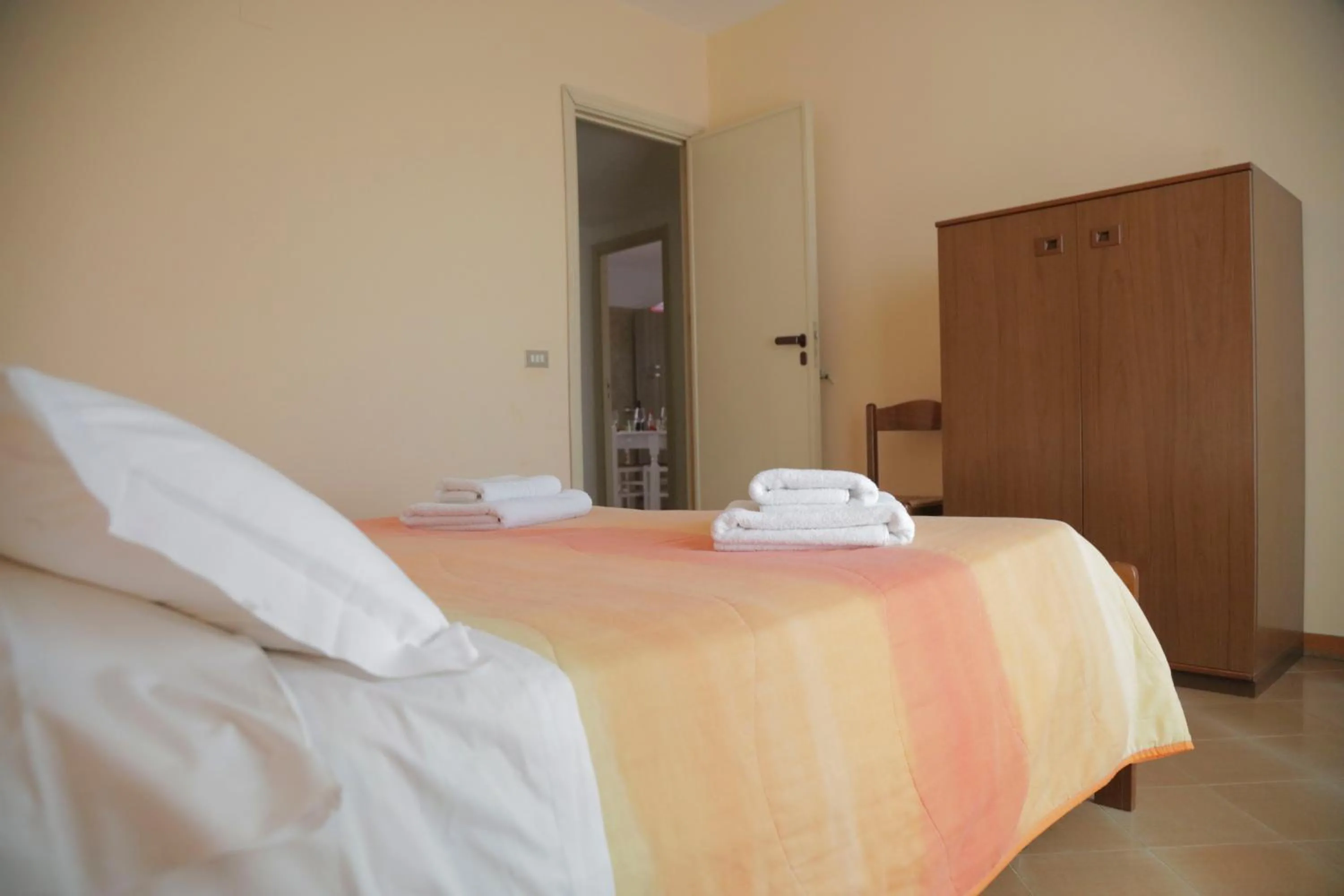 Bedroom, Bed in Casa Rosa