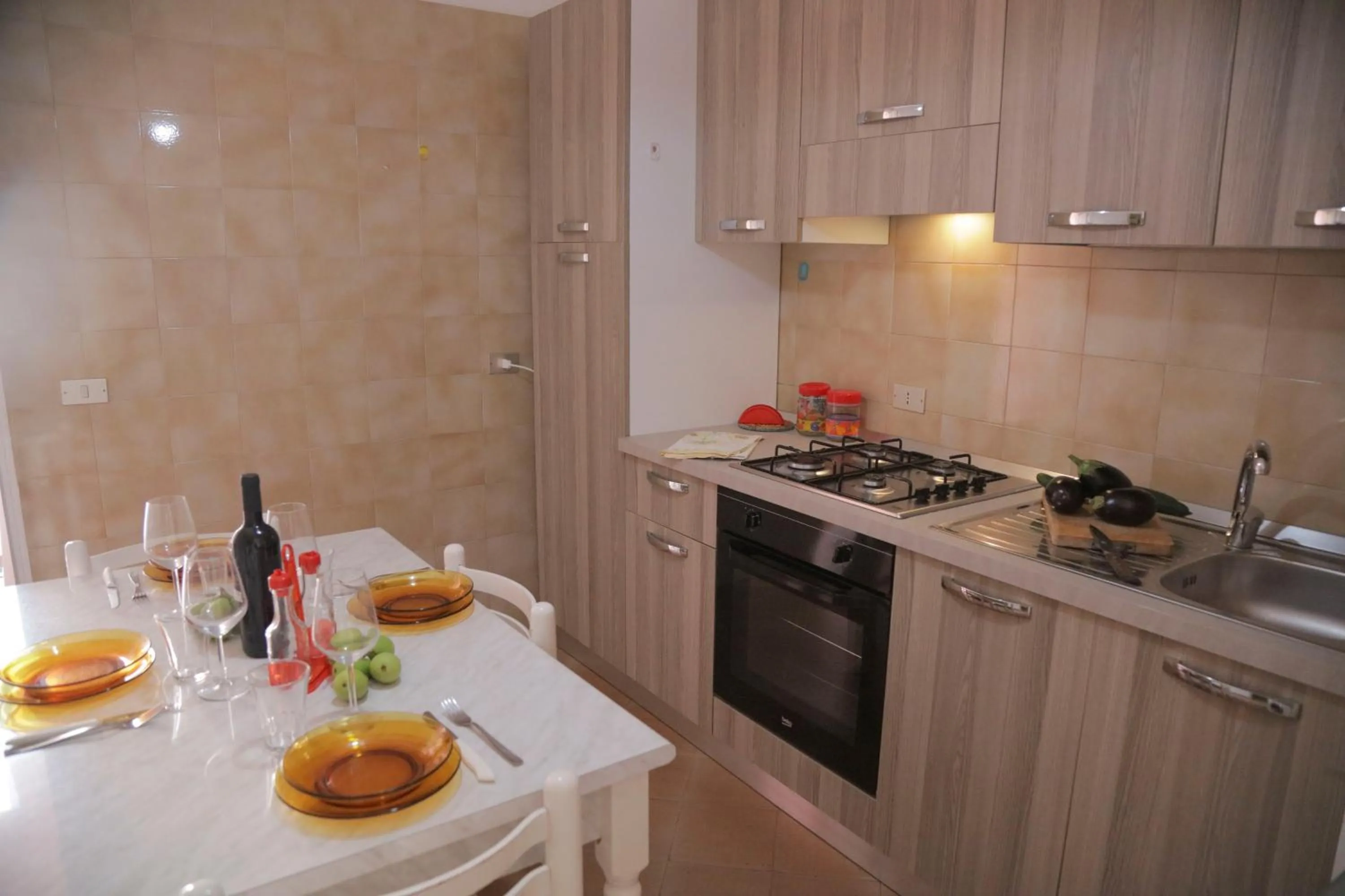 Kitchen or kitchenette in Casa Rosa