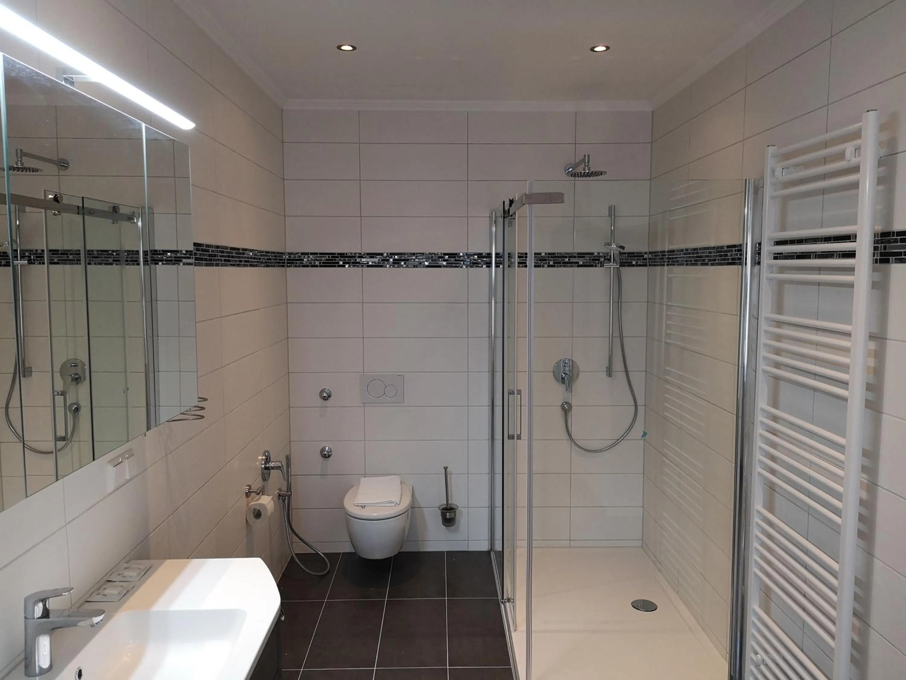 Shower in Hotel Löhr