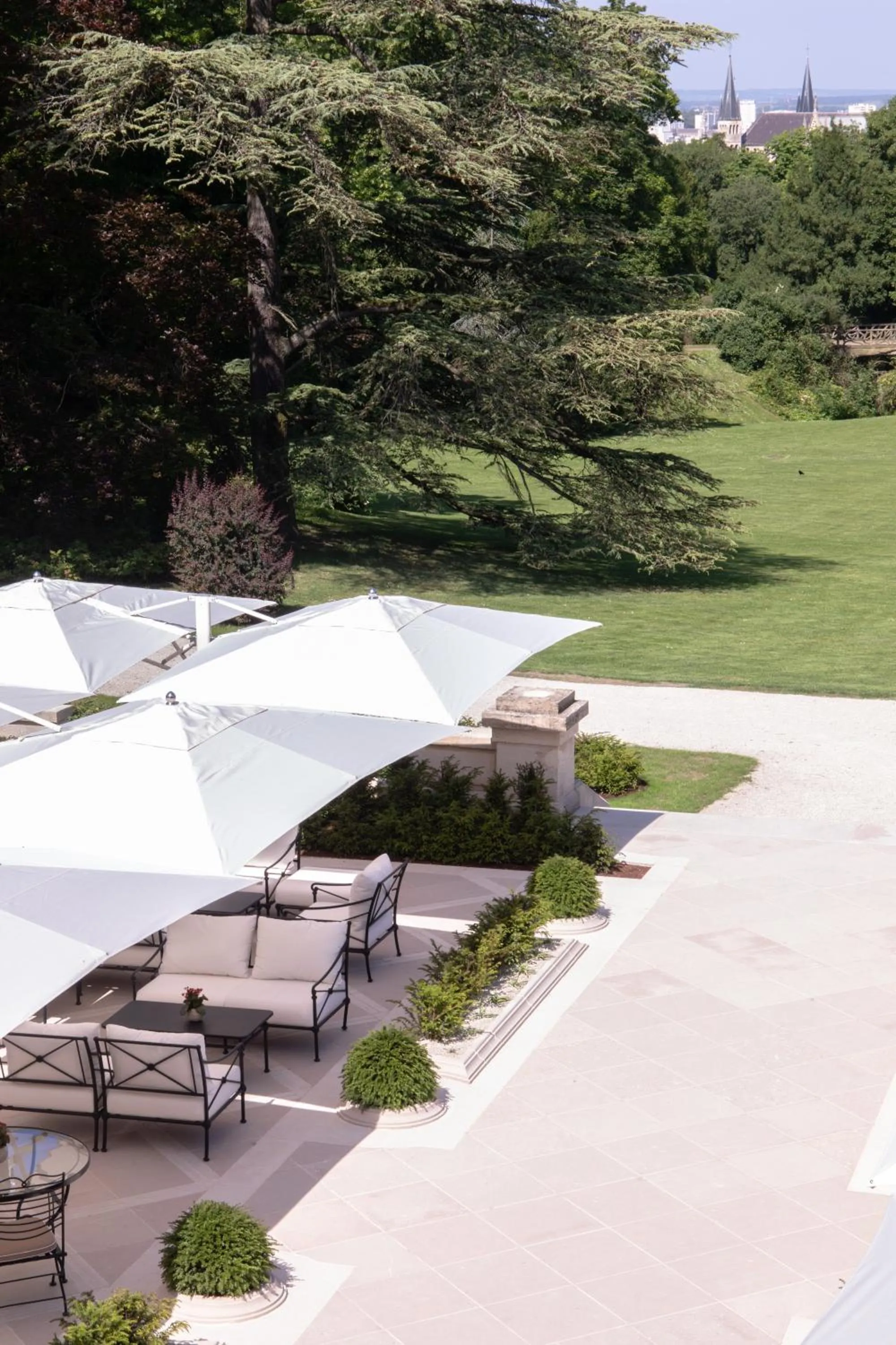 Garden in Domaine les Crayères