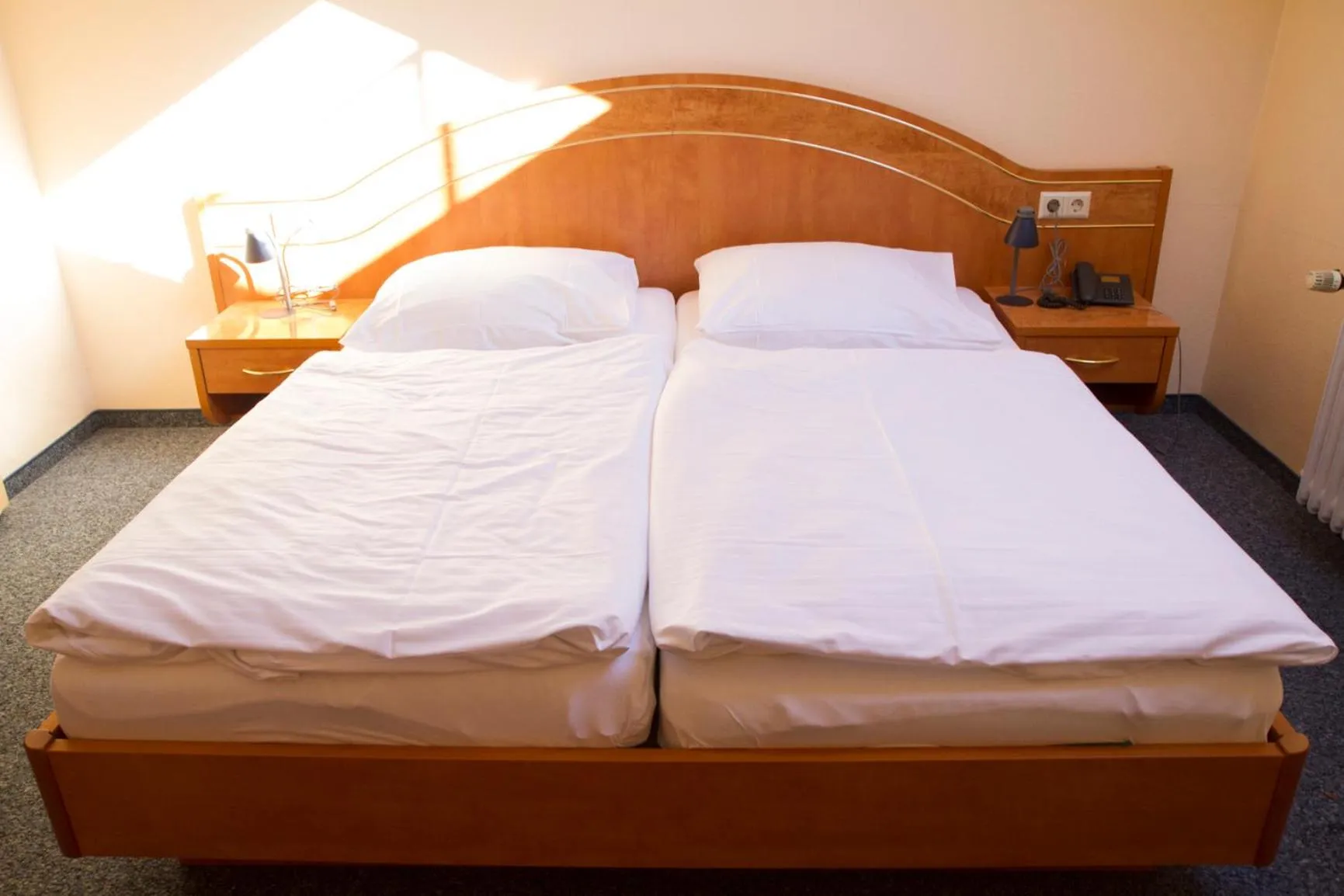 Bed in Hotel Europa Pforzheim