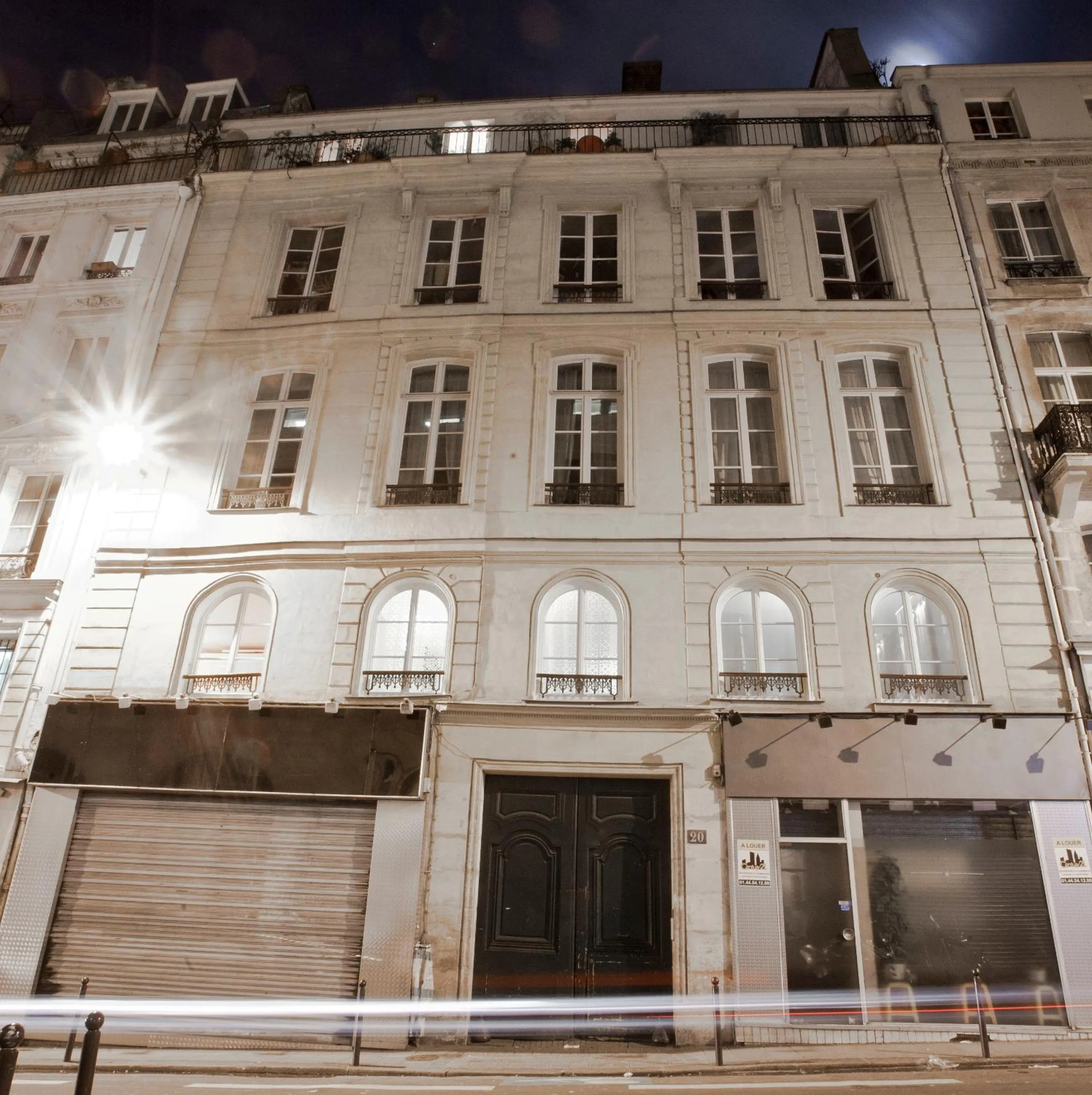 Facade/entrance in Stylish,luxury duplex Paris city center