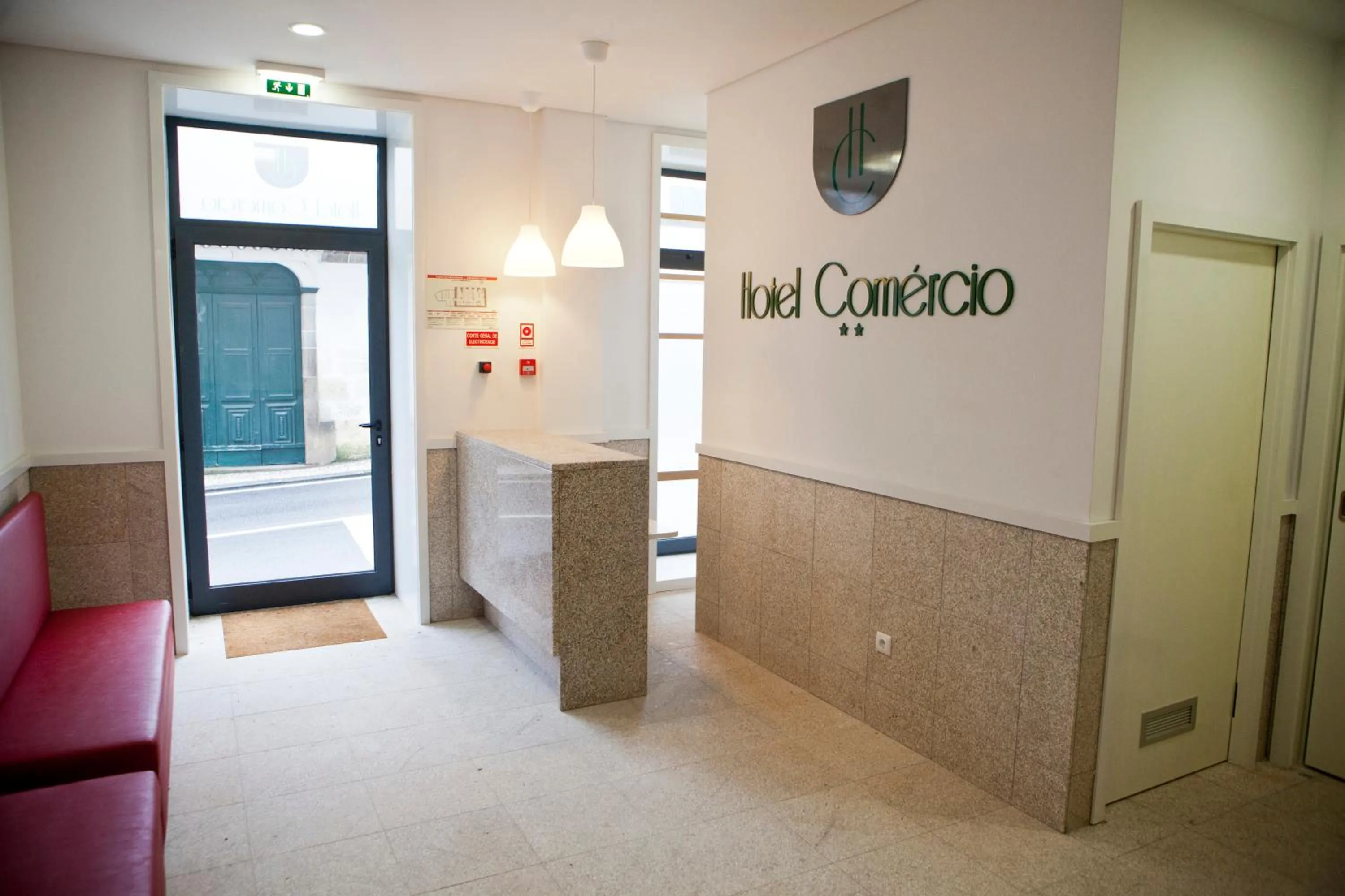 Lobby or reception in Hotel Comércio
