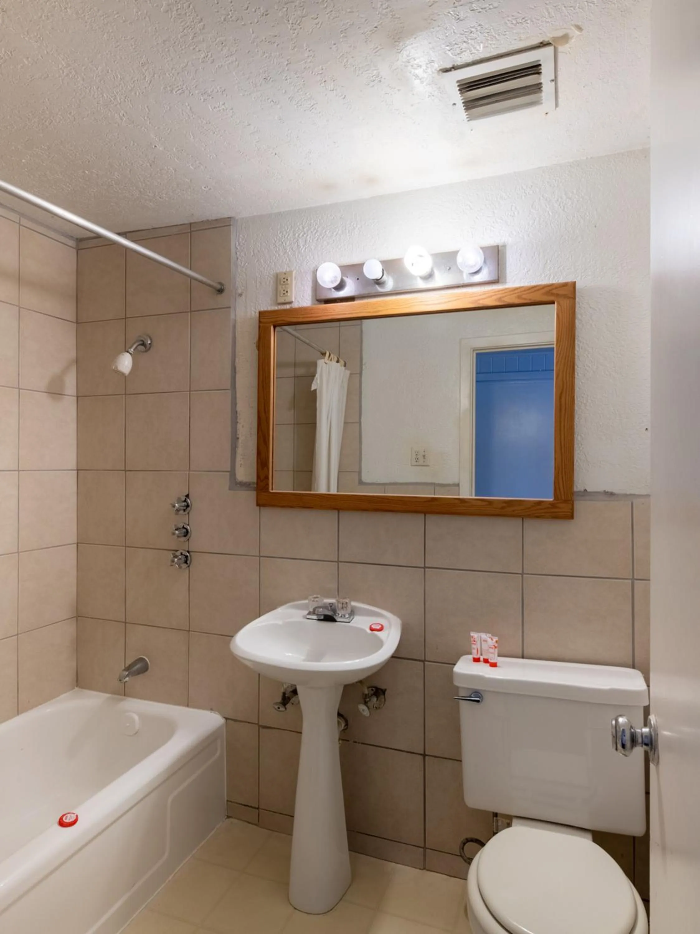 Bathroom in Hotel O Bay City, TX-35