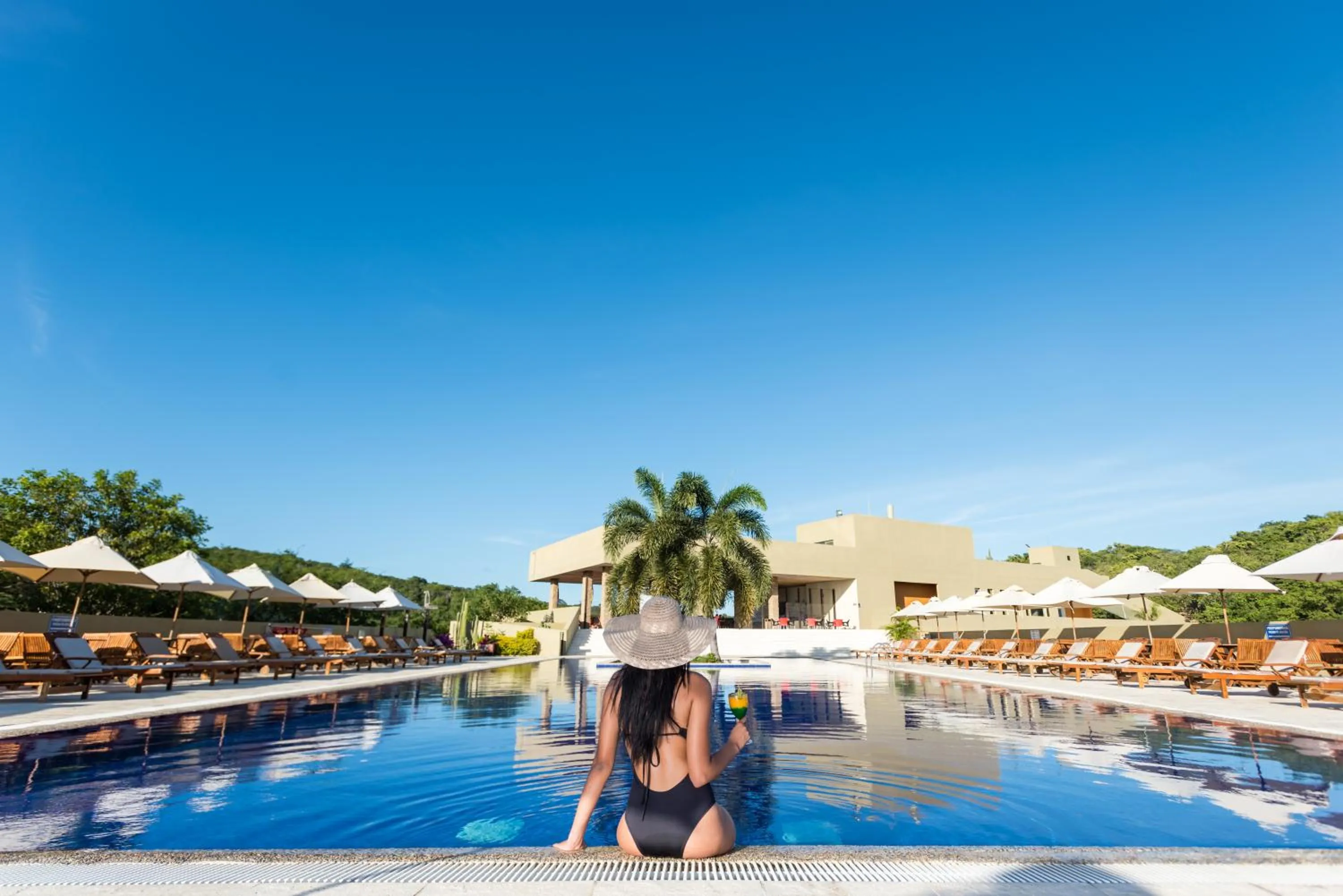Pool view in Hotel Waya Guajira By OxoHotel