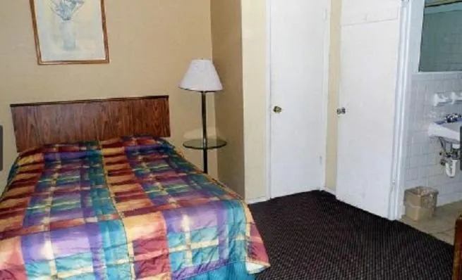 Bed in Interstate Motel