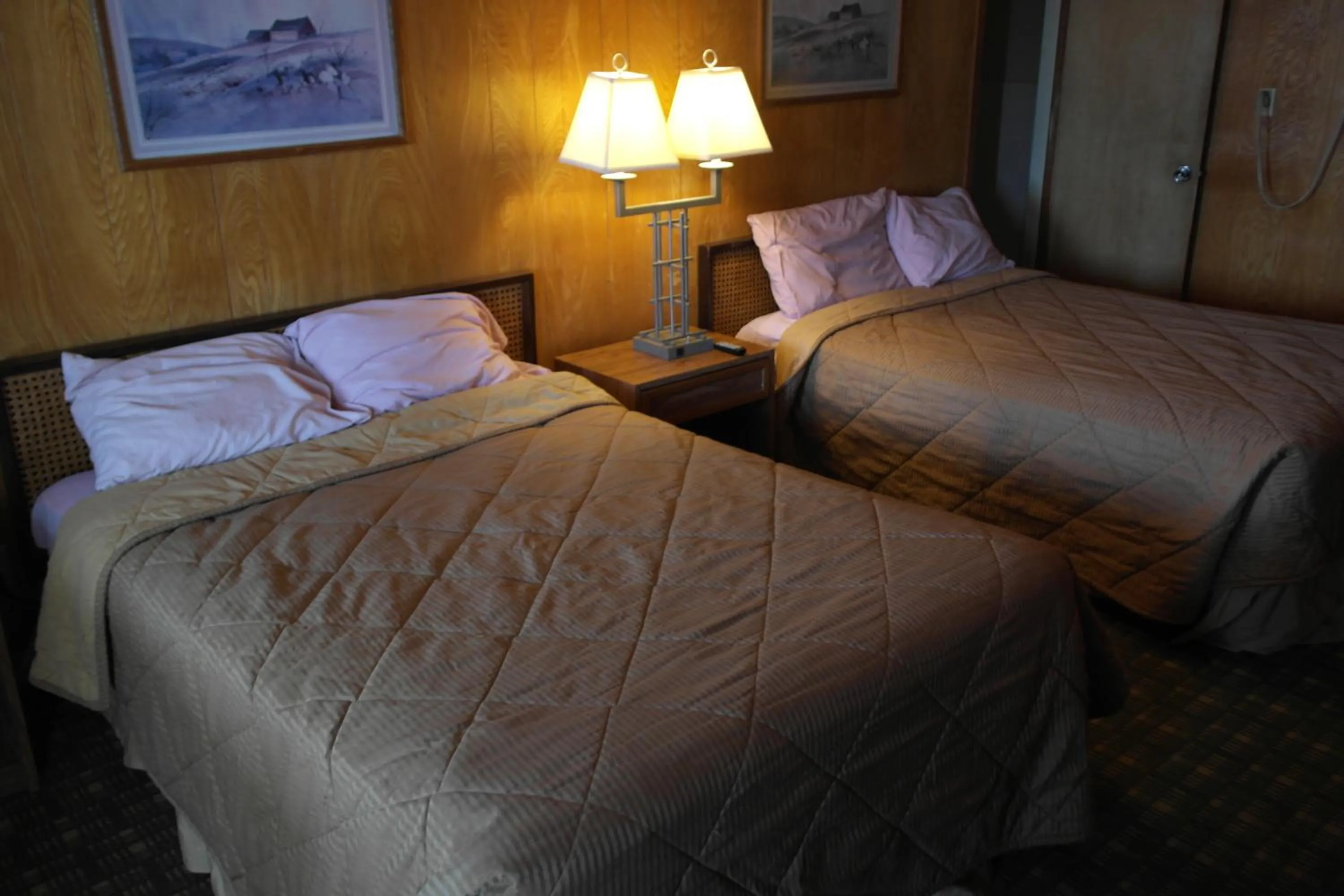 Bed in Interstate Motel