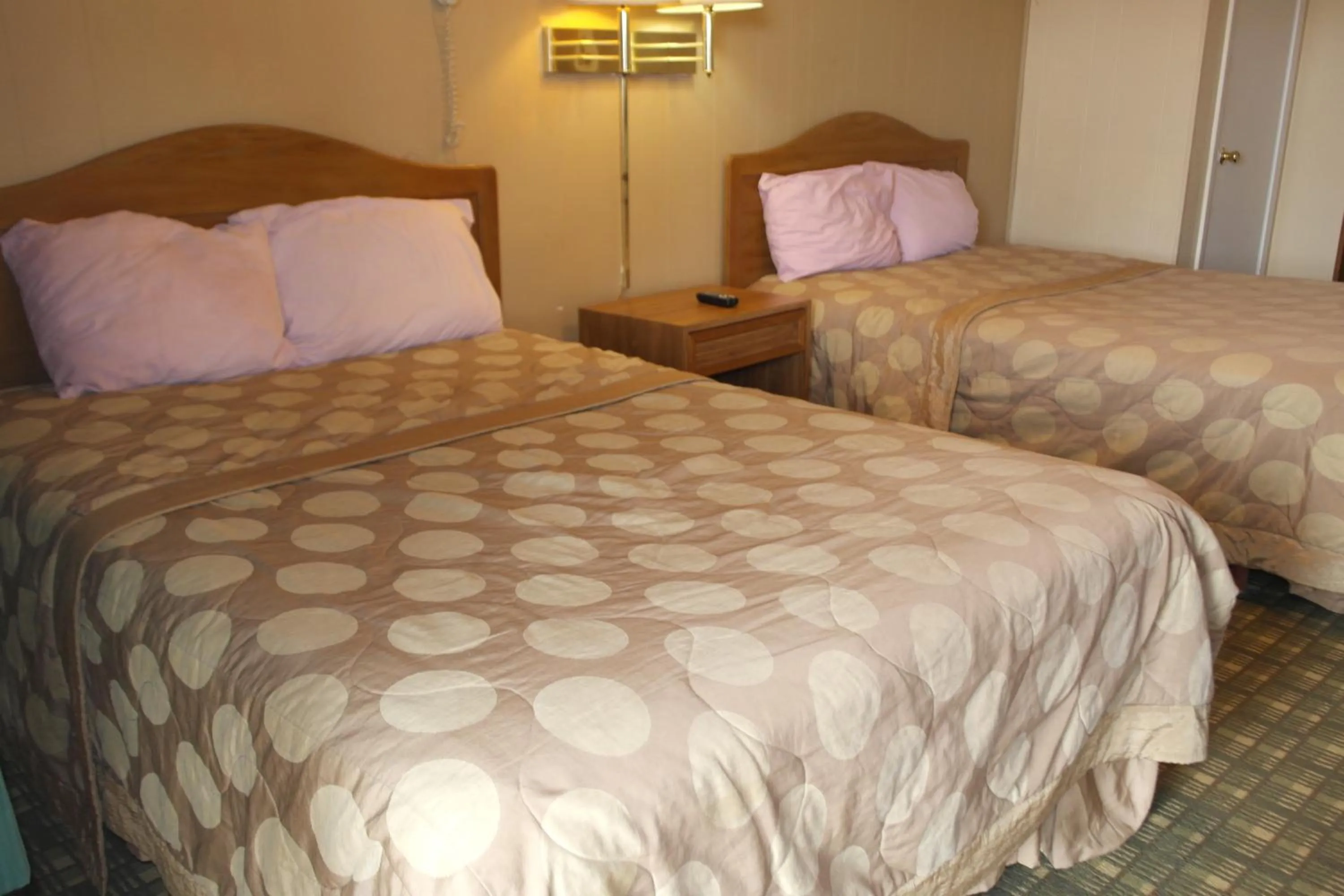 Bed in Interstate Motel