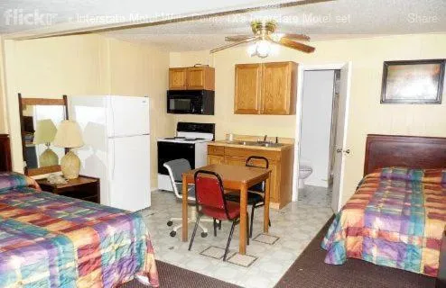 Bed in Interstate Motel