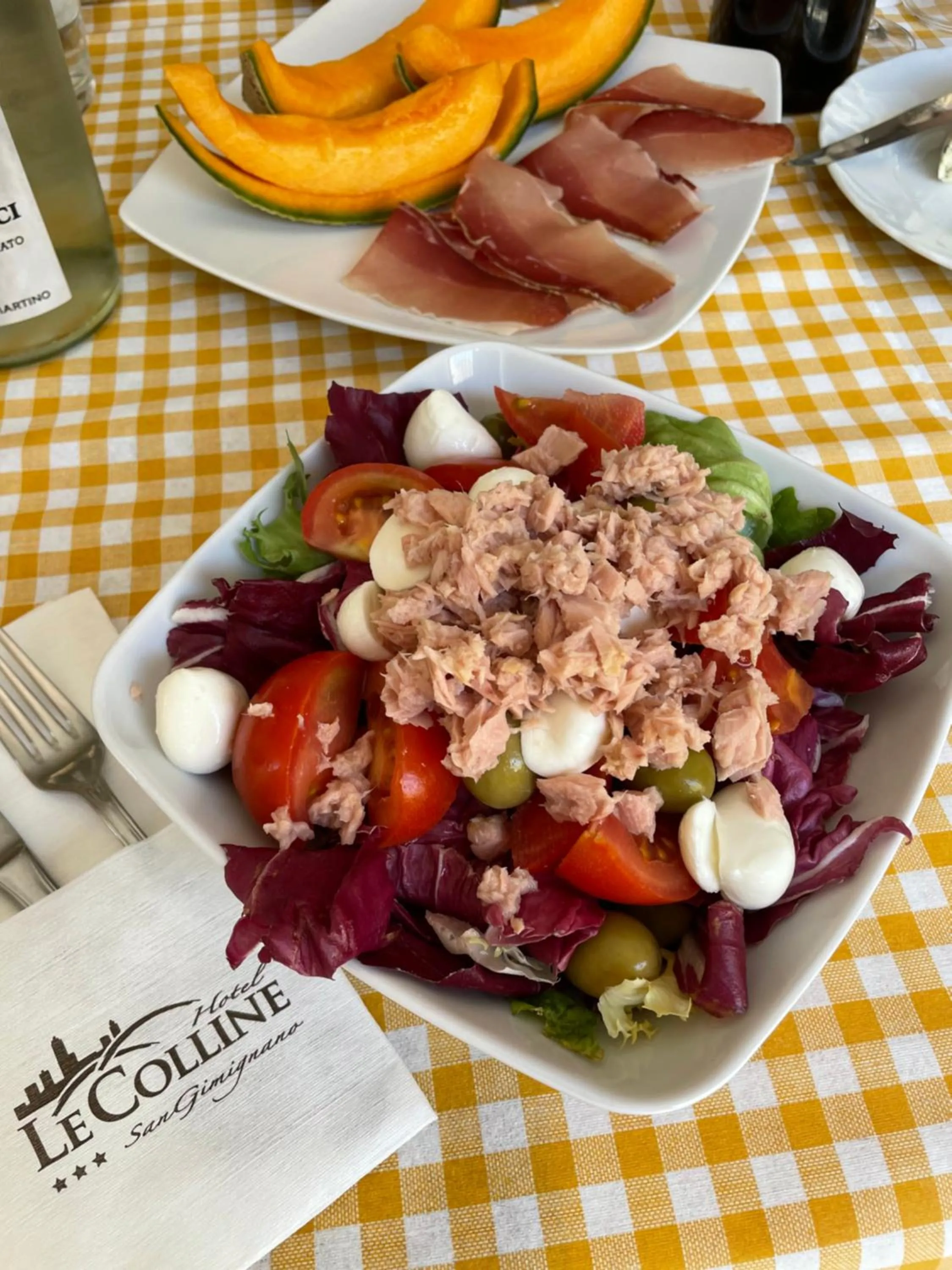 Food and drinks in Hotel Le Colline