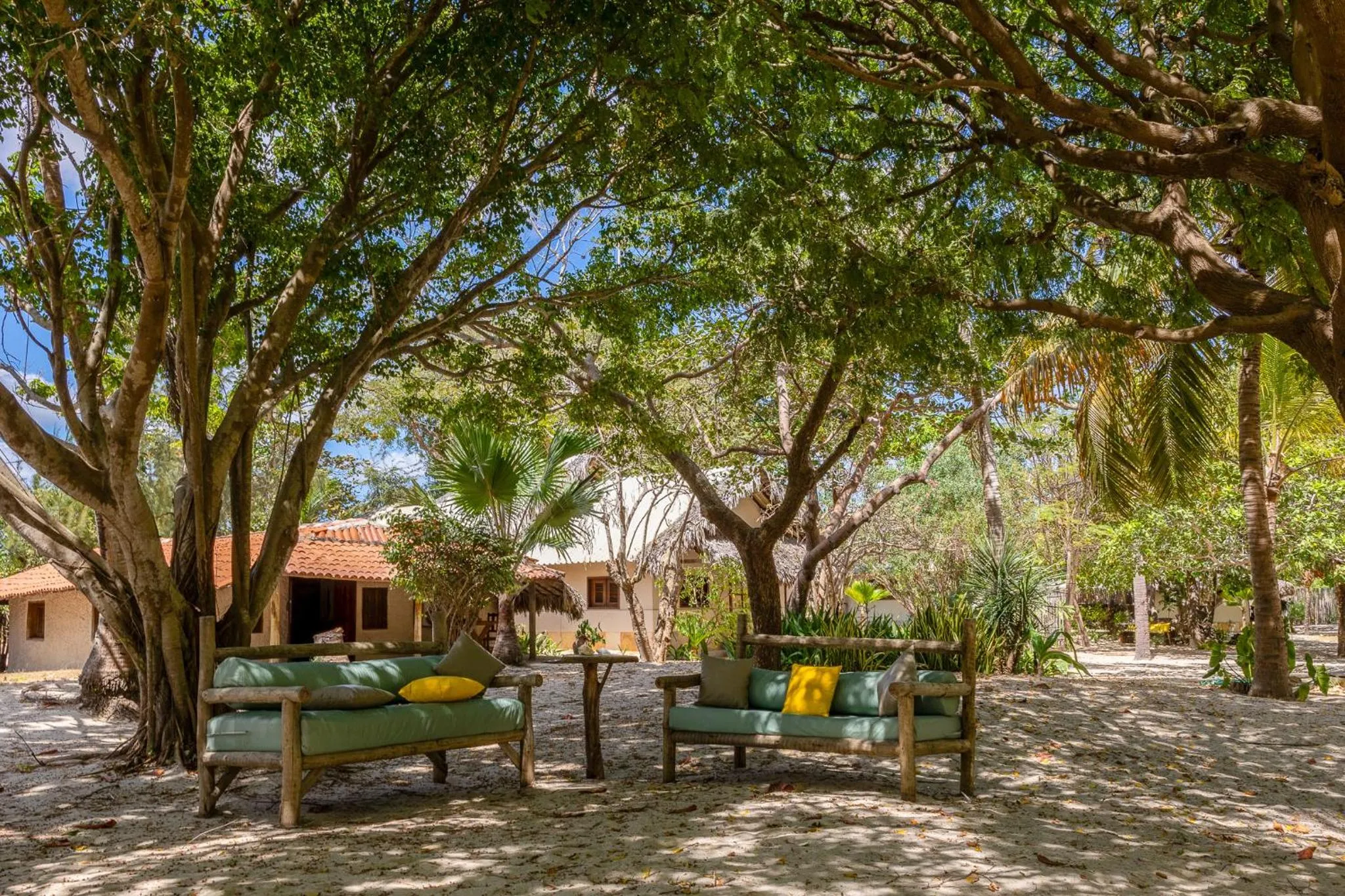 Garden view in Pousada Portal do Vento