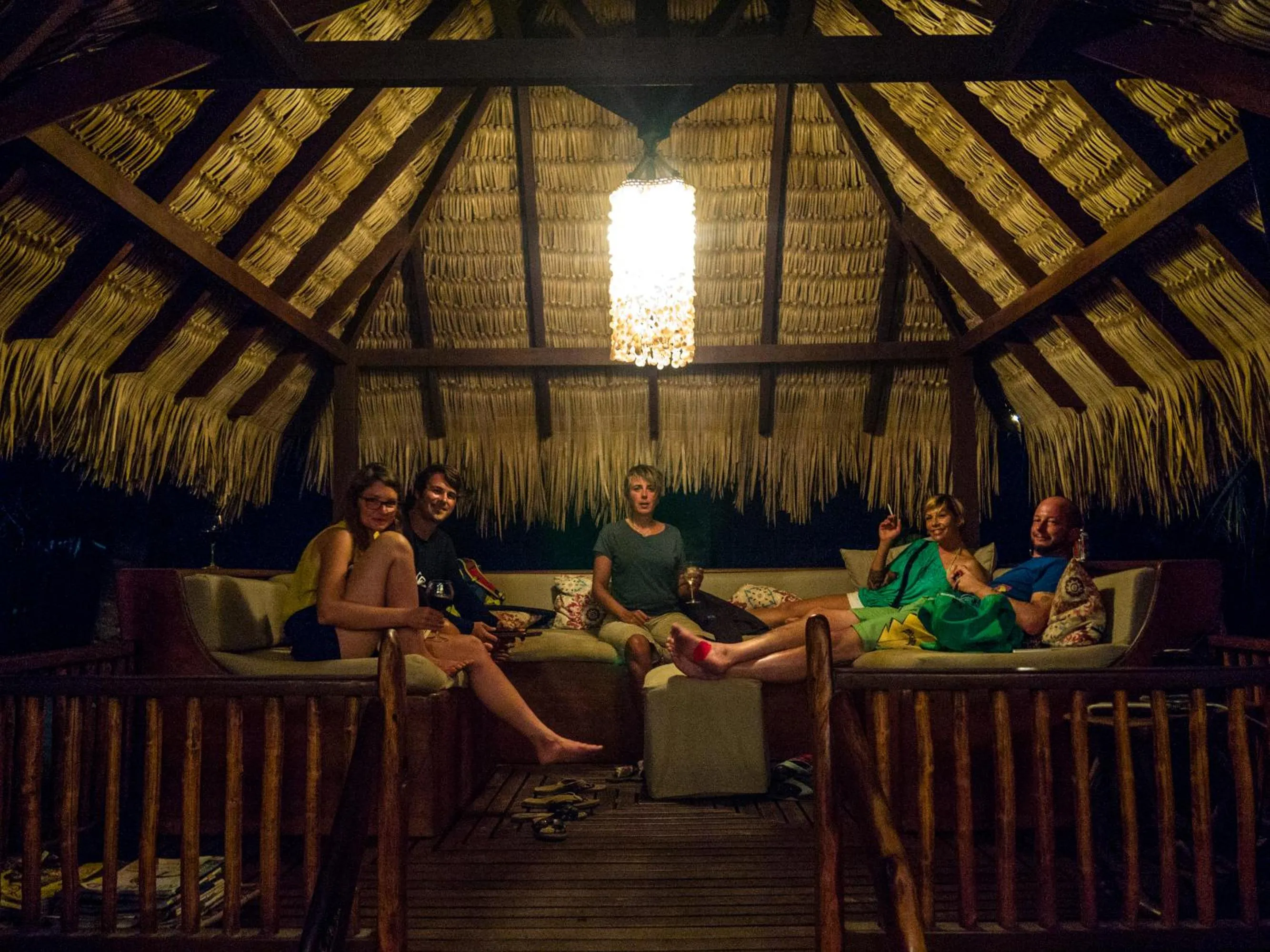 Communal lounge/ TV room in Pousada Portal do Vento