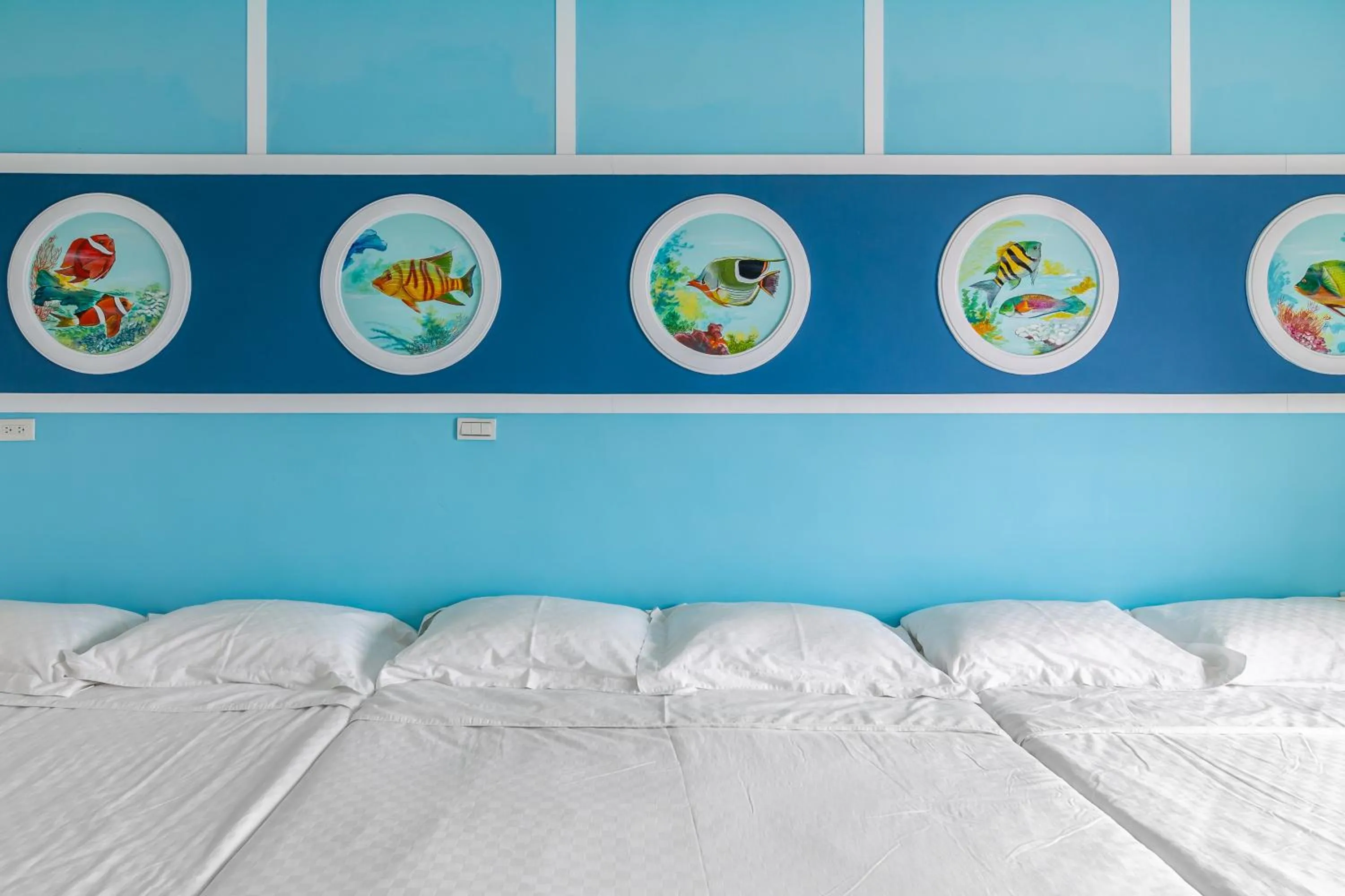 Decorative detail, Bed in Tropical island B&B