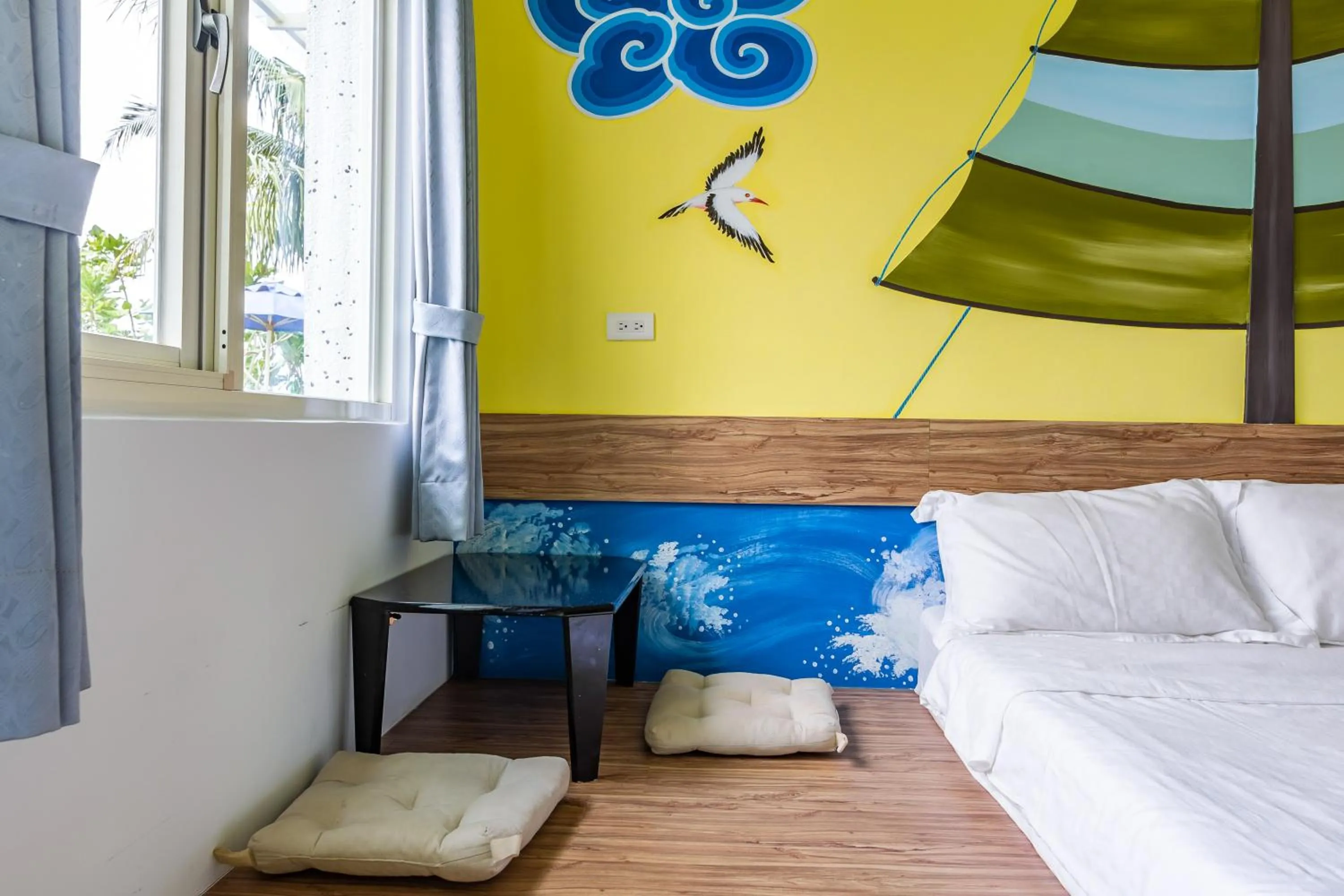 Decorative detail, Bed in Tropical island B&B