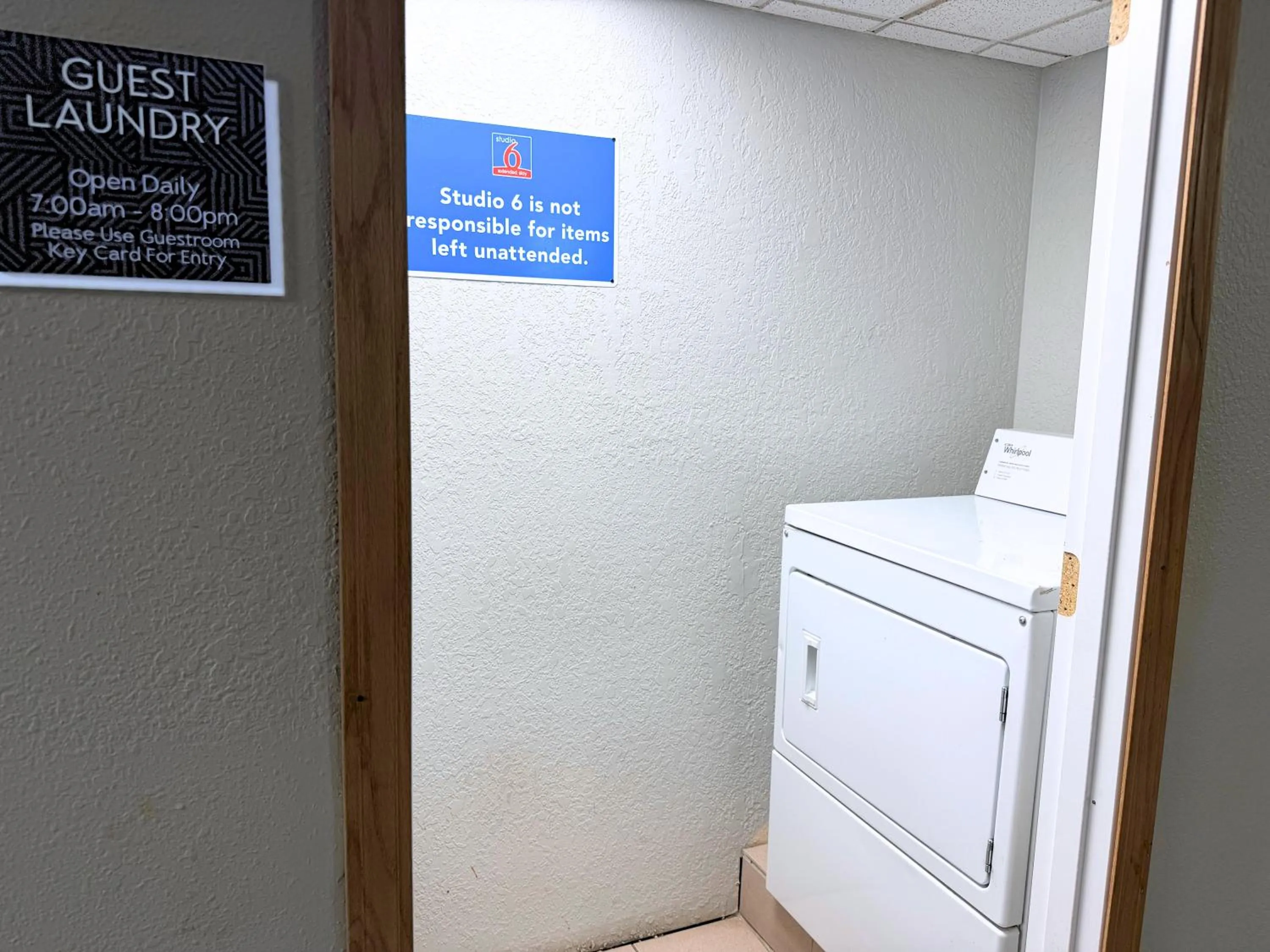 laundry in Motel 6 Elkhart, IN