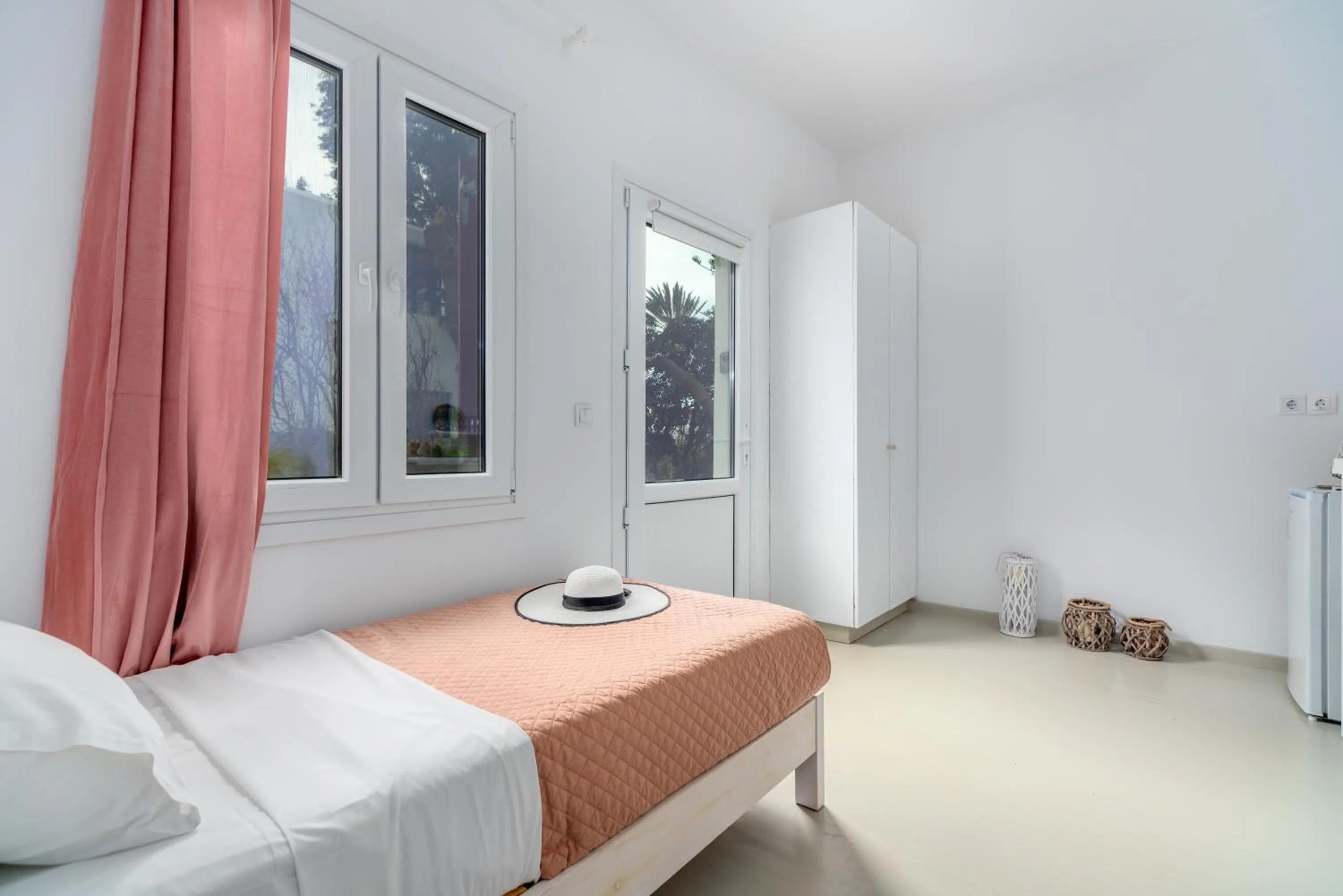 Bedroom, Bed in Dimelal Mykonos Town Apartments