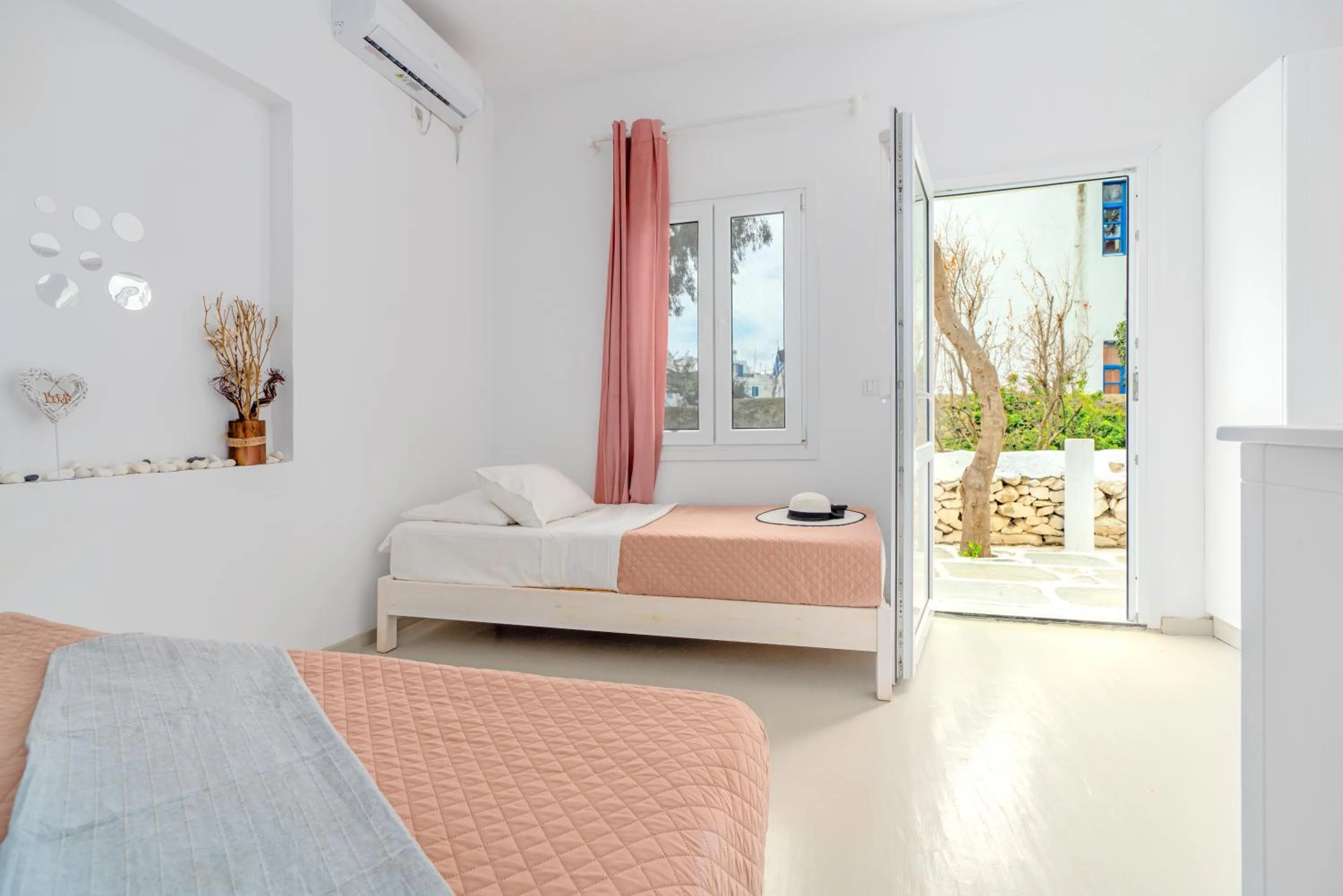 Bedroom, Bed in Dimelal Mykonos Town Apartments