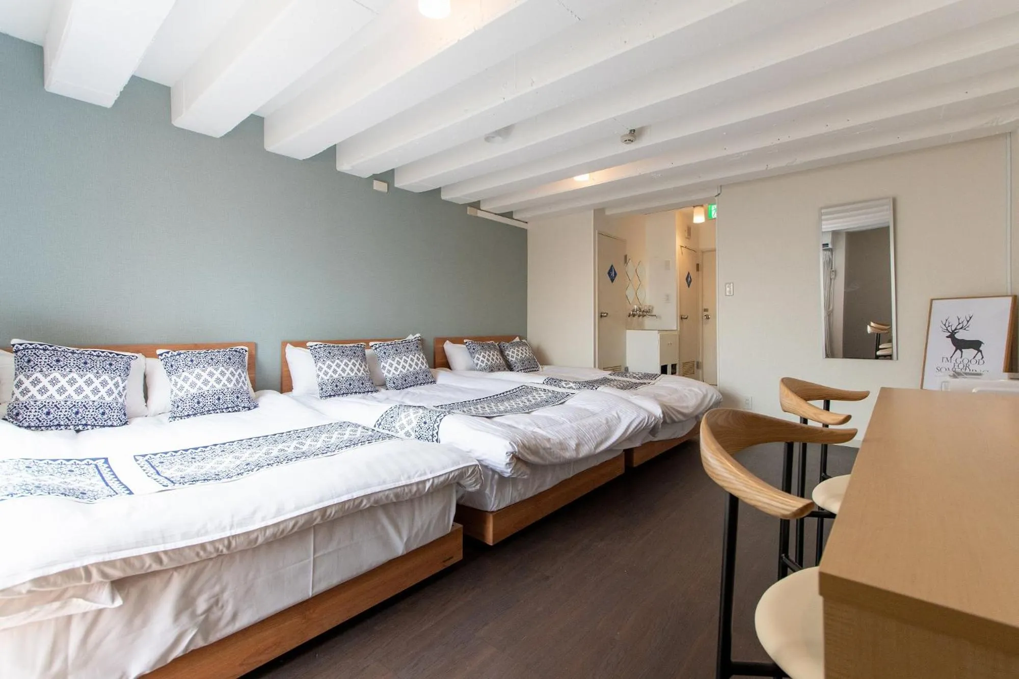 Bed in LUANAHOTEL IN NAKANO