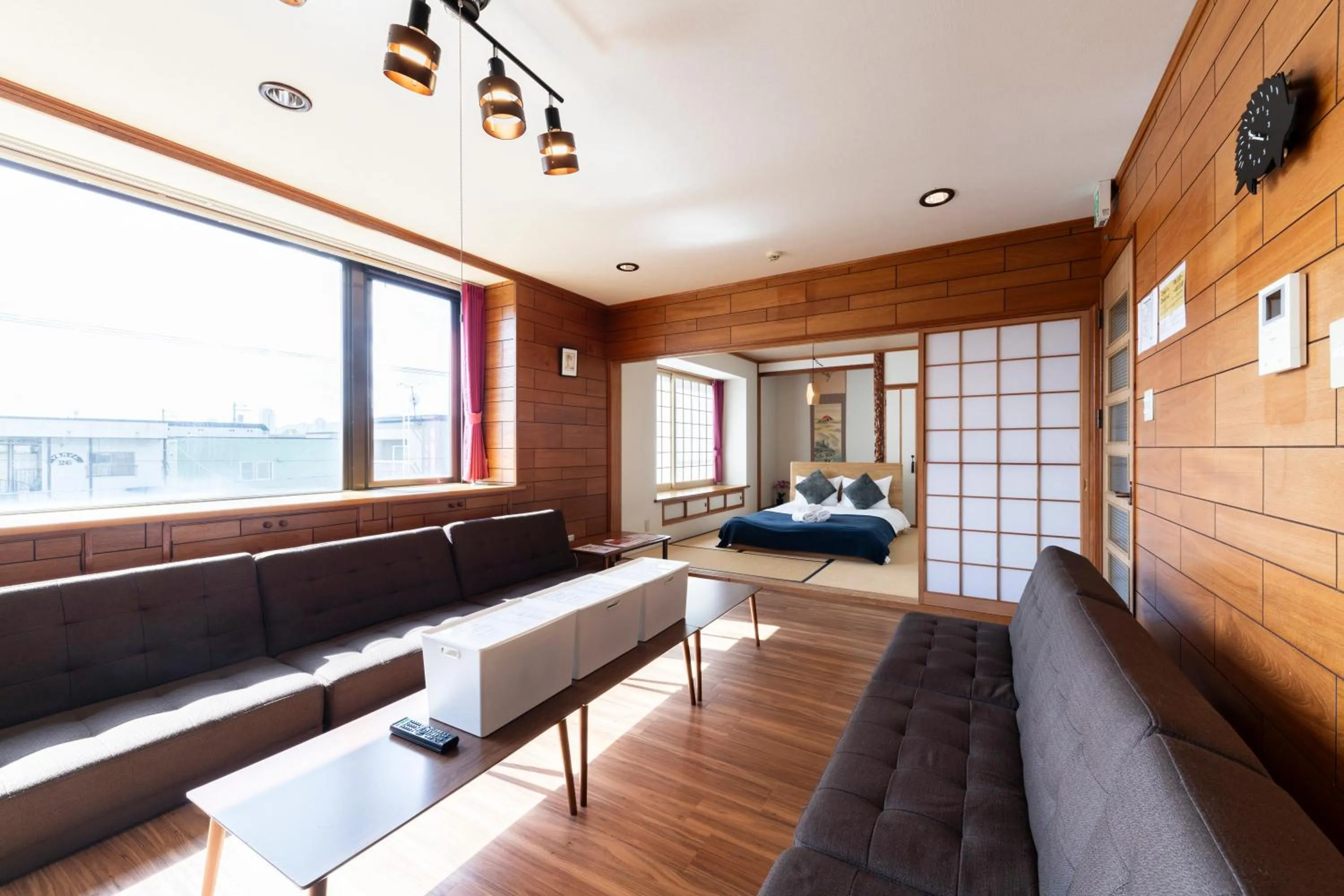 Living room, Bed in The COMFORIA