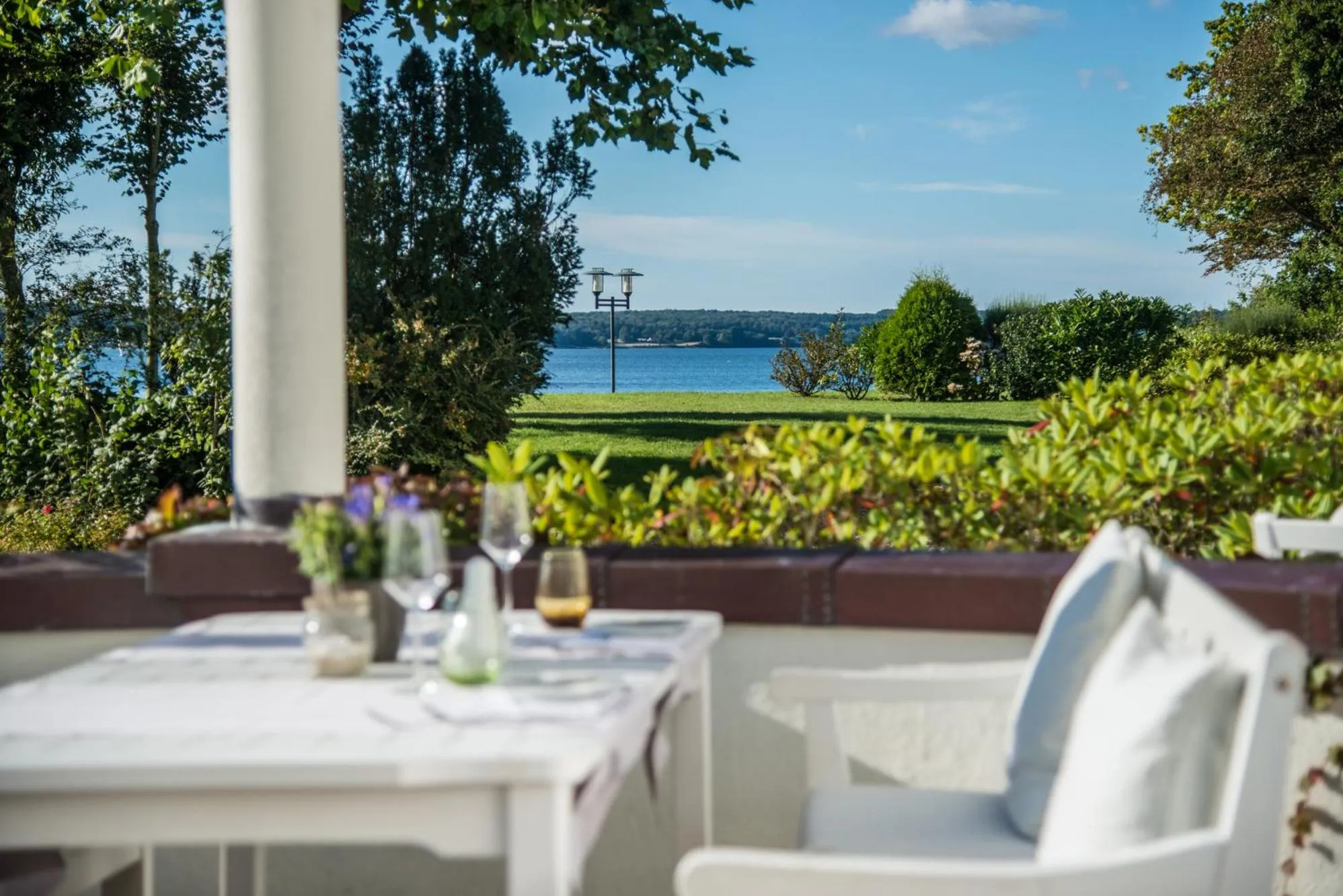 Garden in Strandhotel Glücksburg