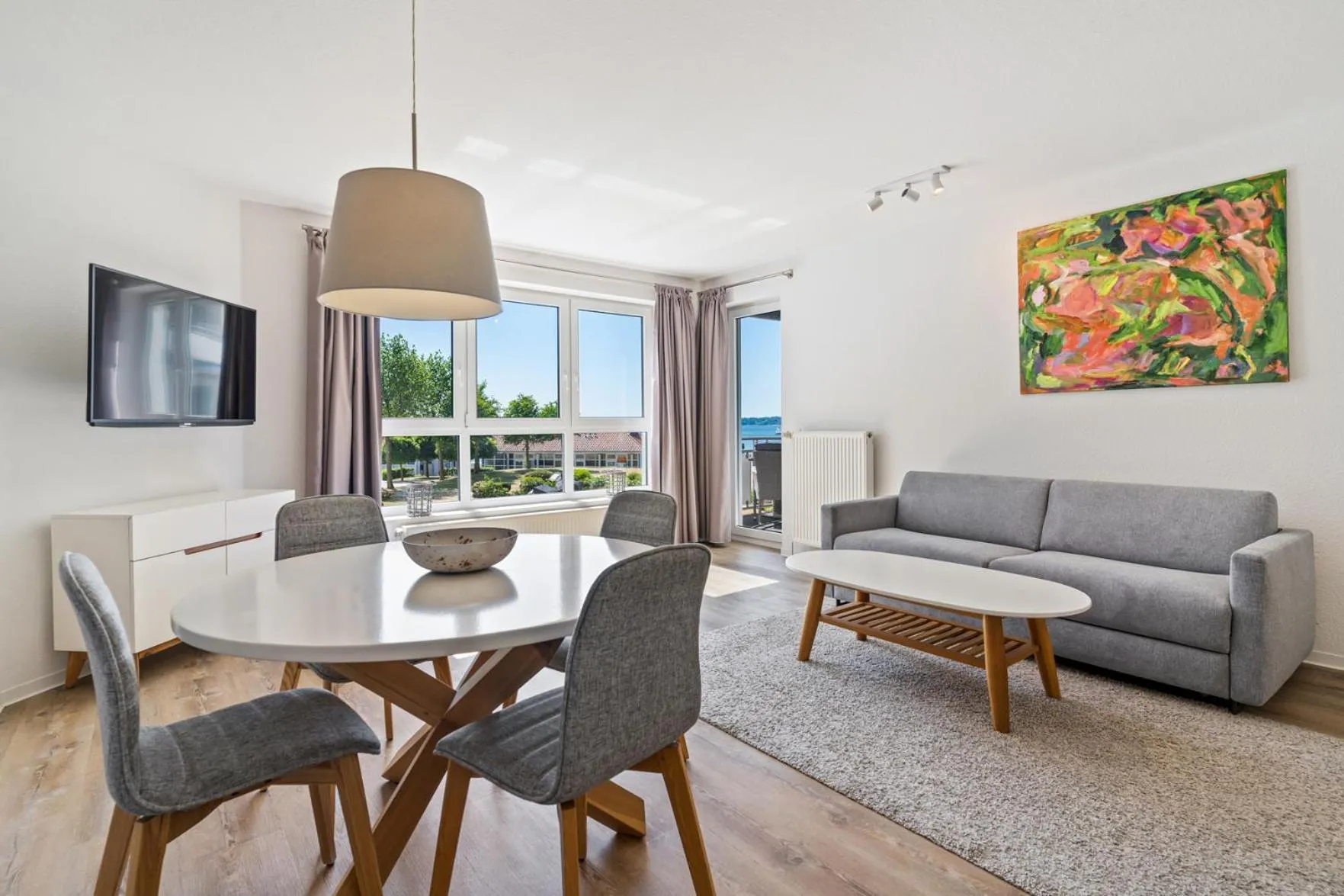 Living room in Strandhotel Glücksburg