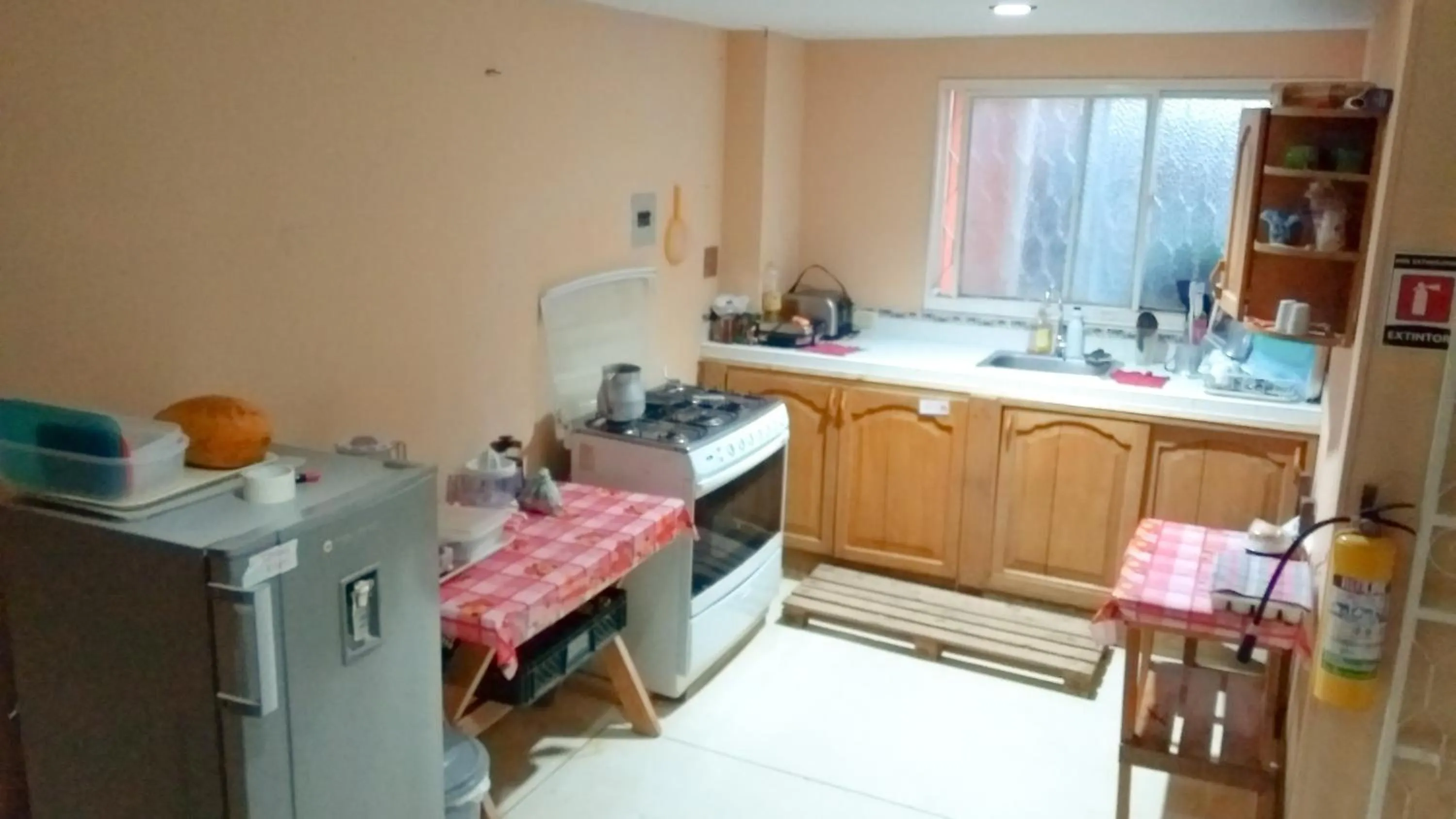 Kitchen or kitchenette in Casa D'mer Taganga