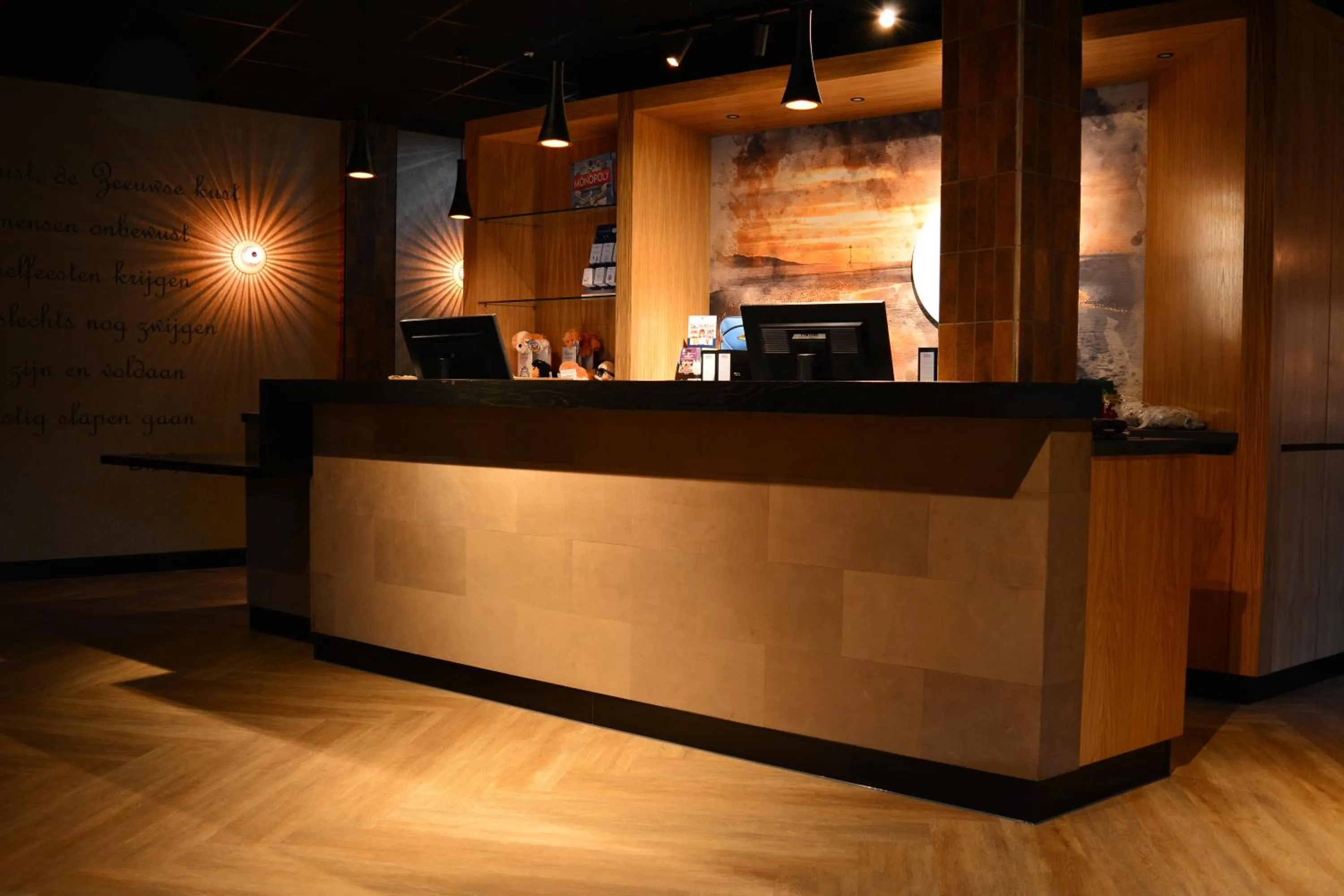 Lobby or reception in Fletcher Strandhotel Haamstede