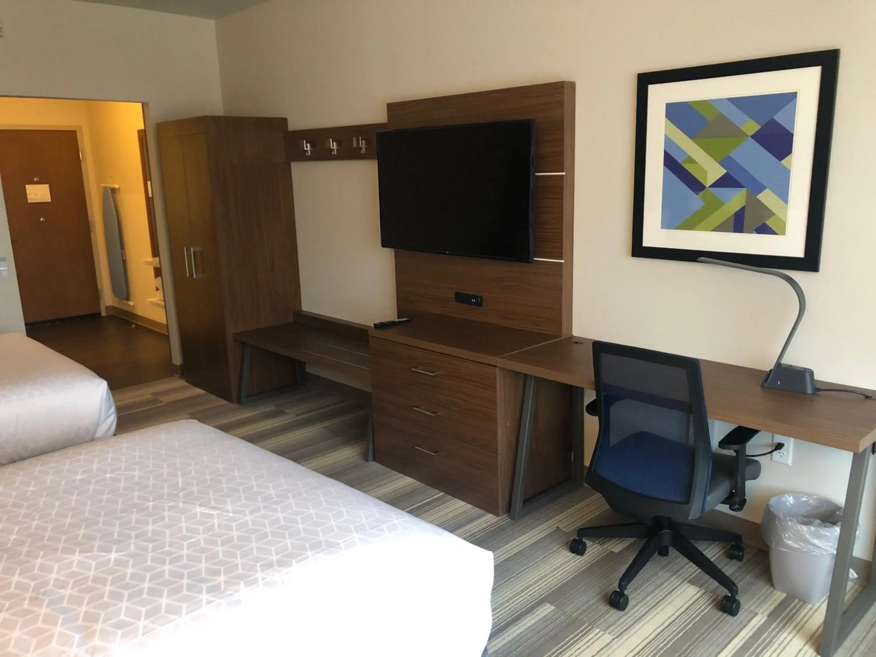 TV and multimedia, Bed in Holiday Inn Express & Suites - Madison West - Middleton by IHG