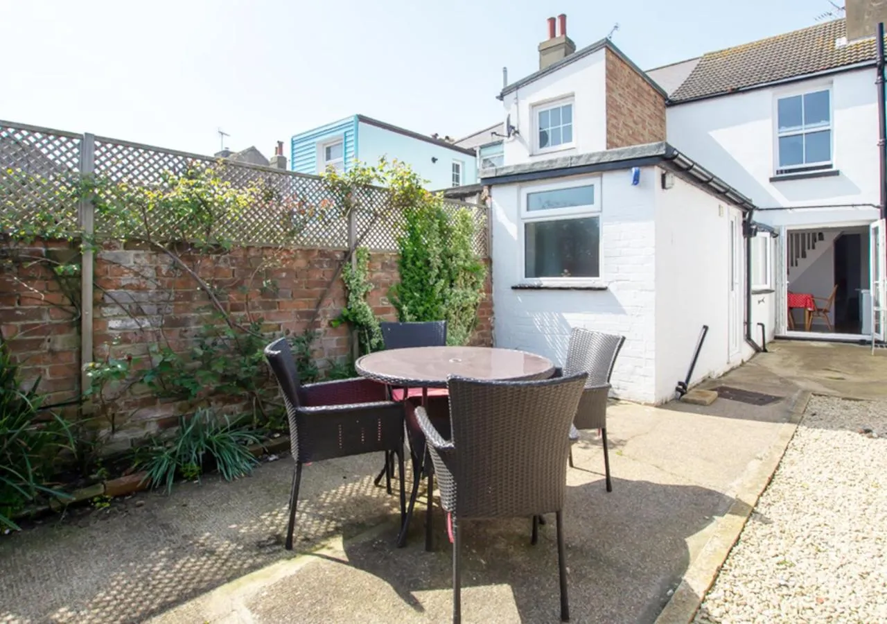 Patio in Seashell Cottage