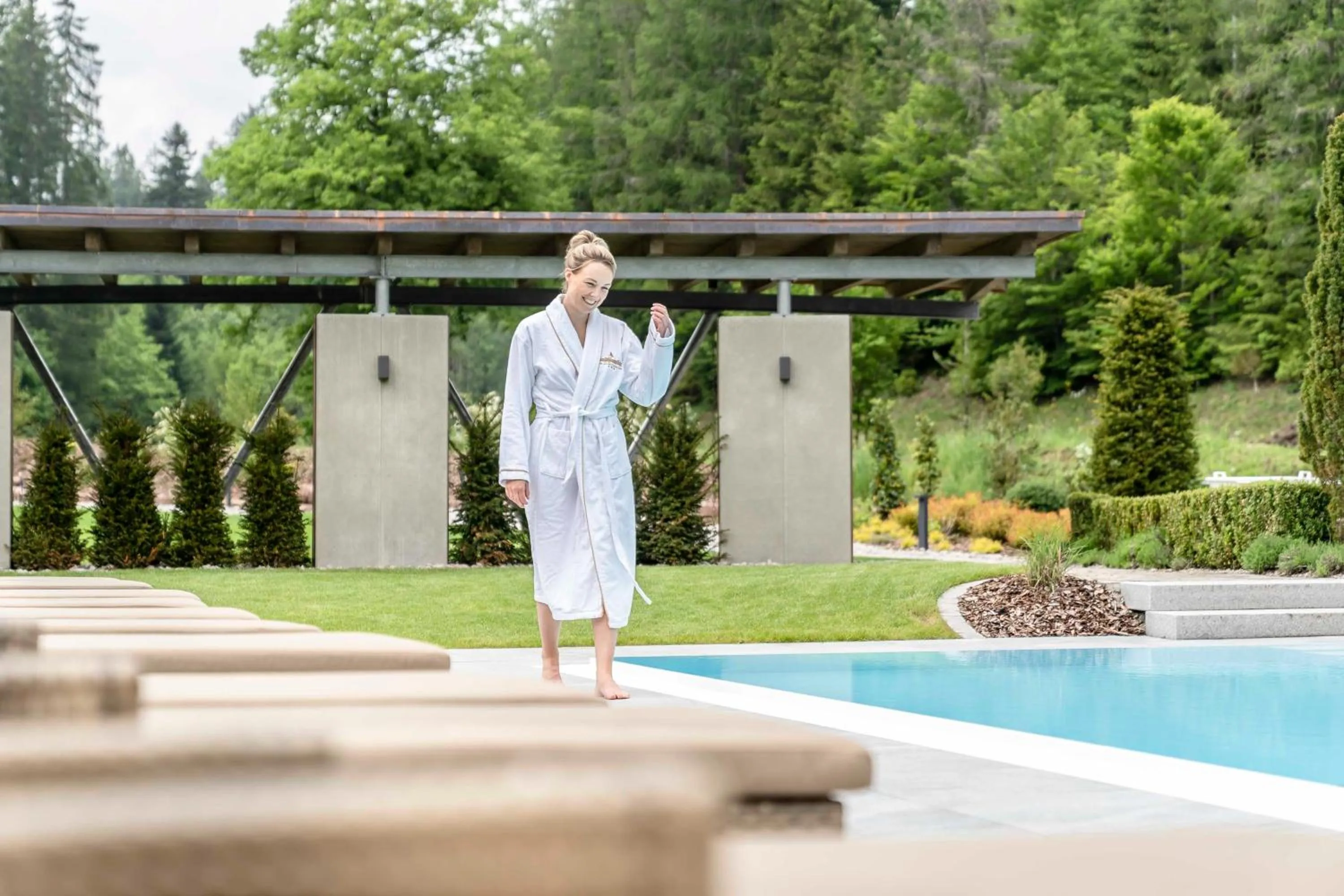 Swimming pool in Hotel Restaurant Waldsägmühle