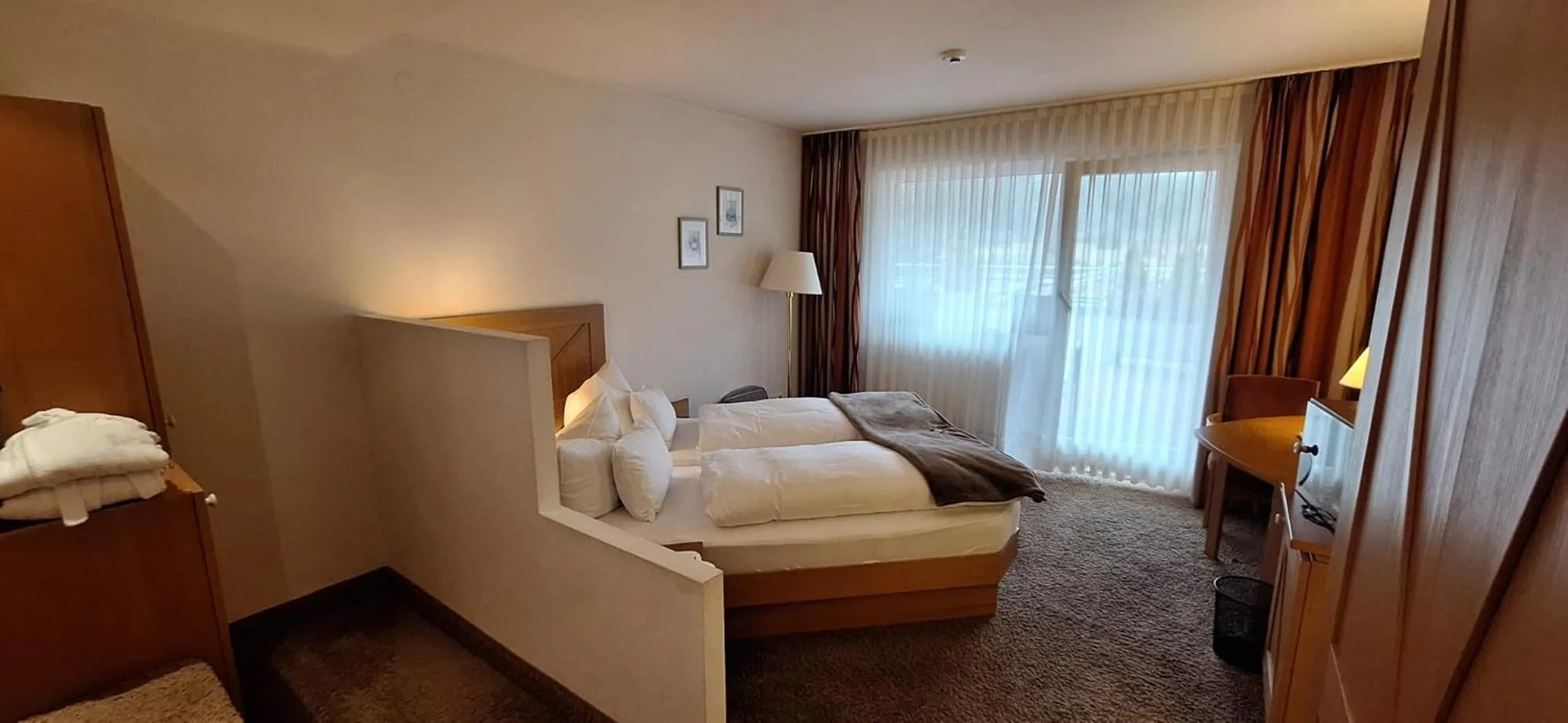 Photo of the whole room, Bed in Hotel Restaurant Waldsägmühle