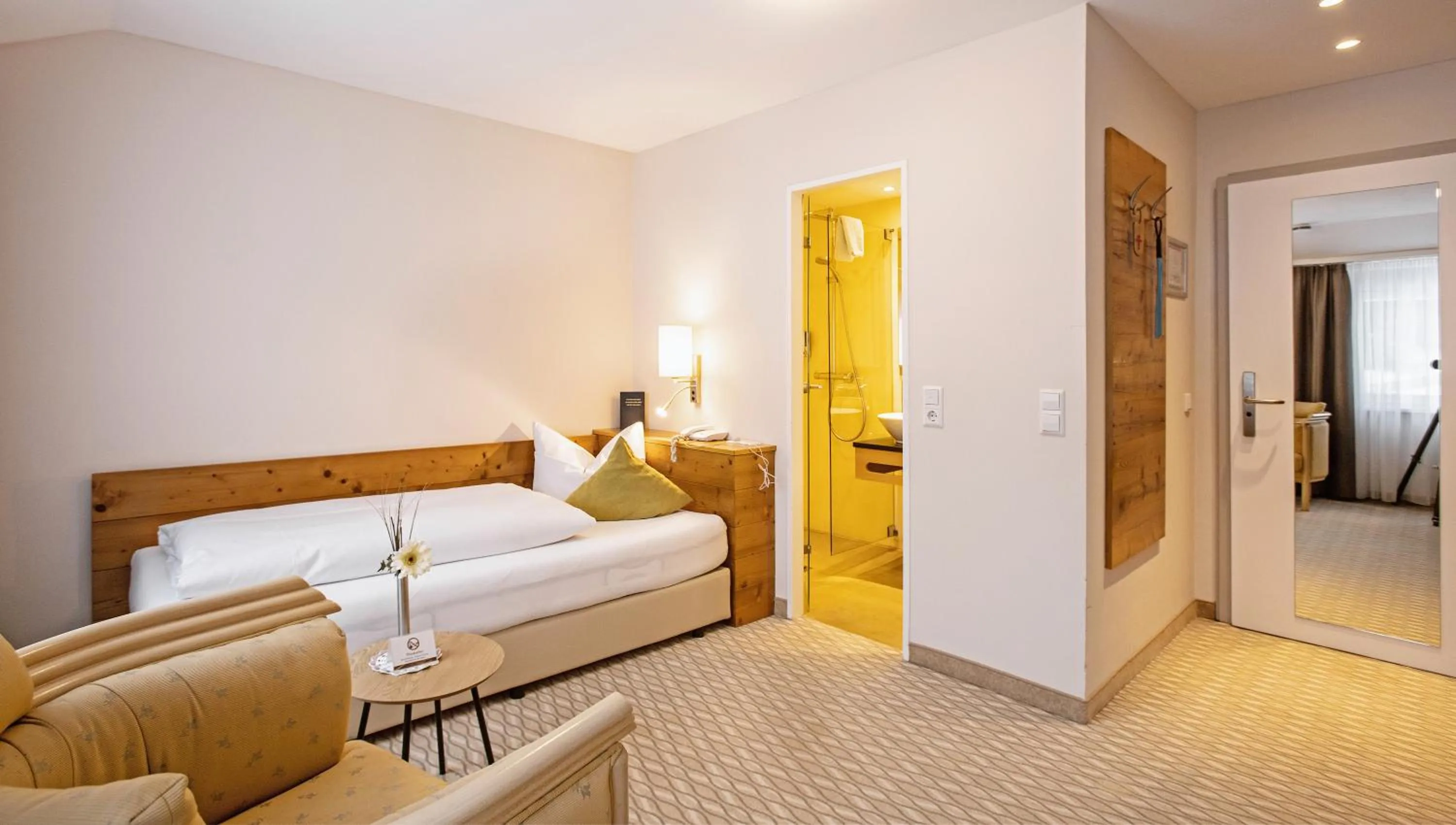 Photo of the whole room, Bed in Hotel Restaurant Waldsägmühle