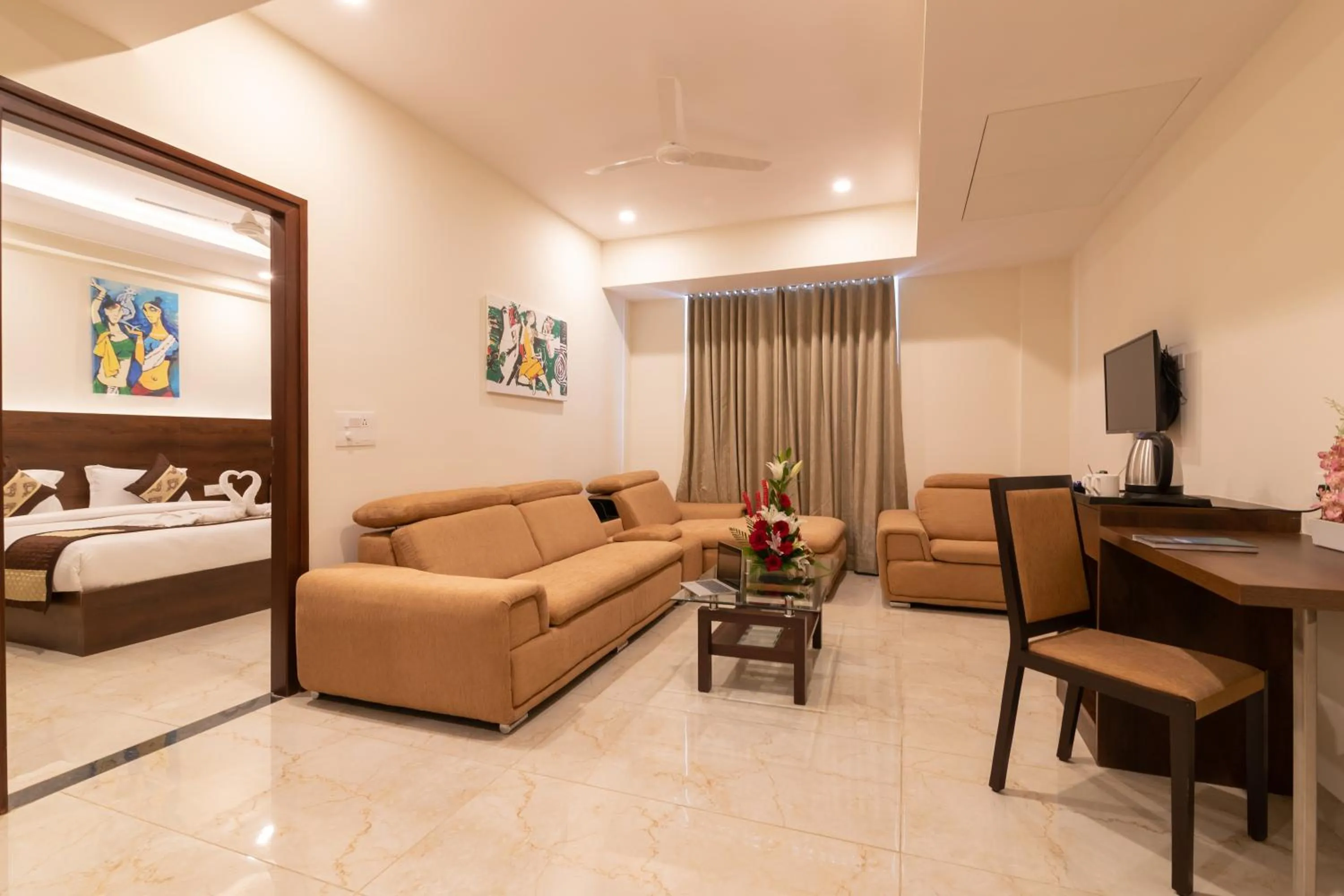 Living room, Bed in Mojatel By Icon