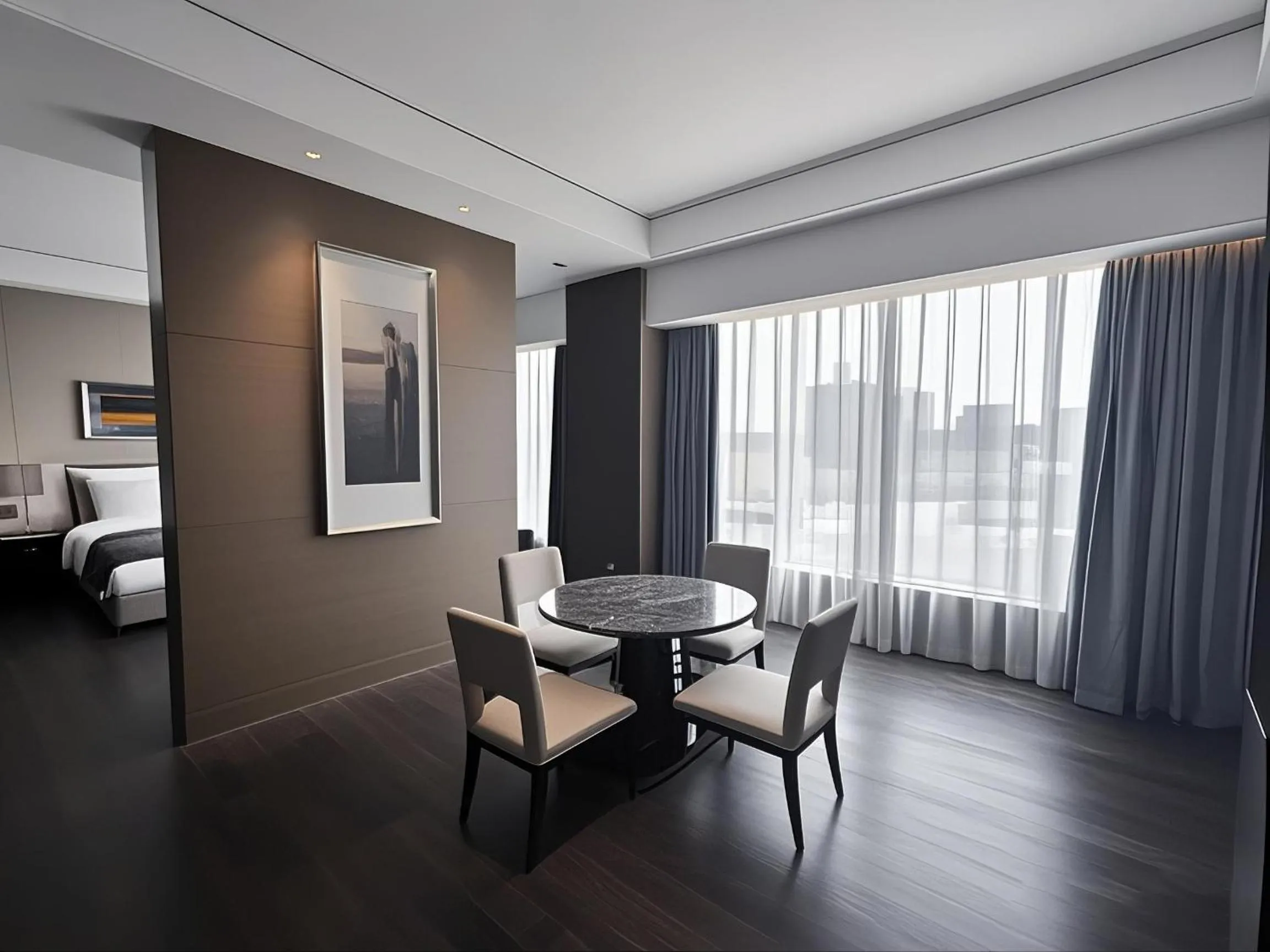 Photo of the whole room, Bed in Crowne Plaza Nanjing Jiangning by IHG