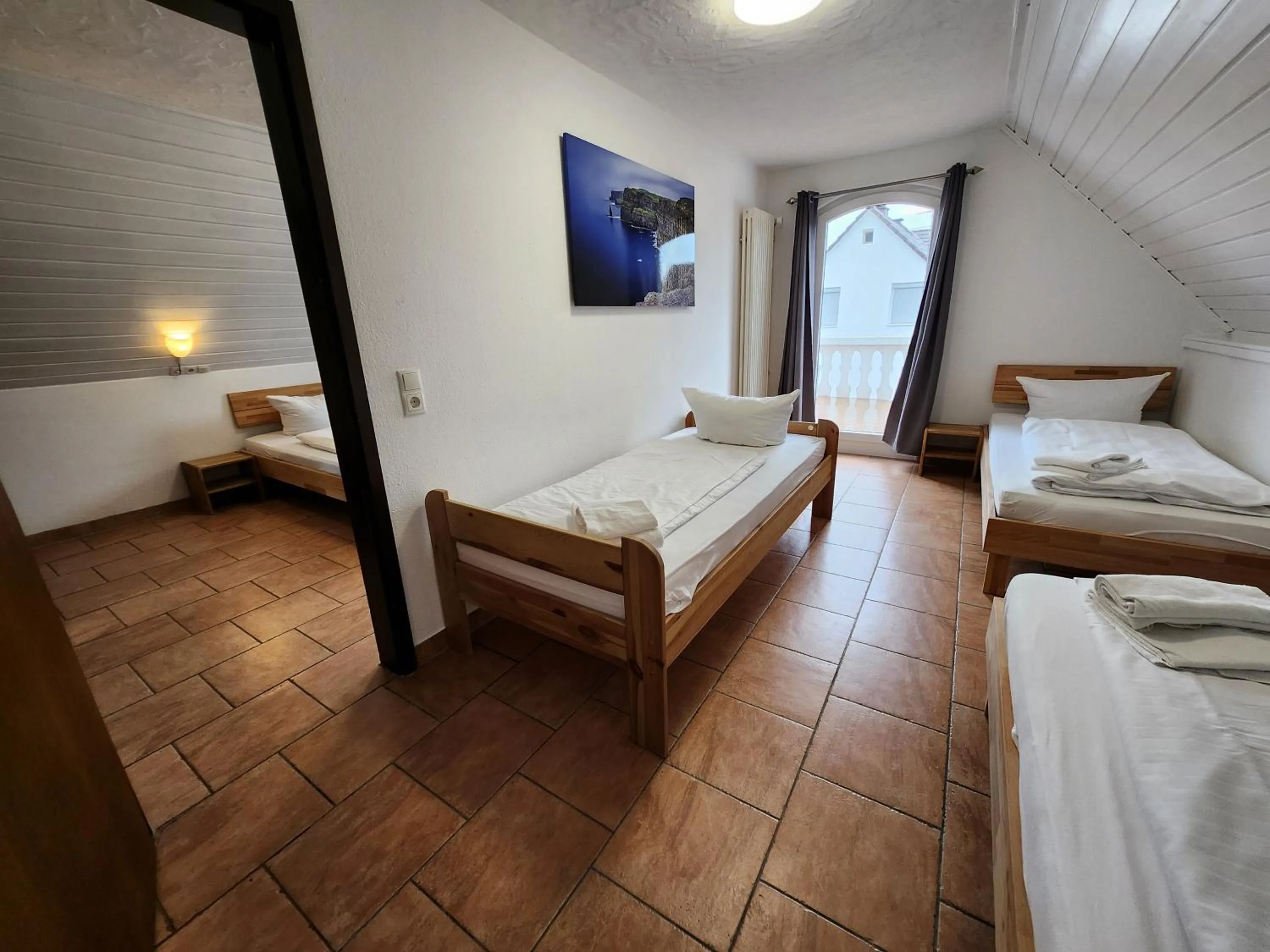 Photo of the whole room, Bed in Gästehaus Parkblick