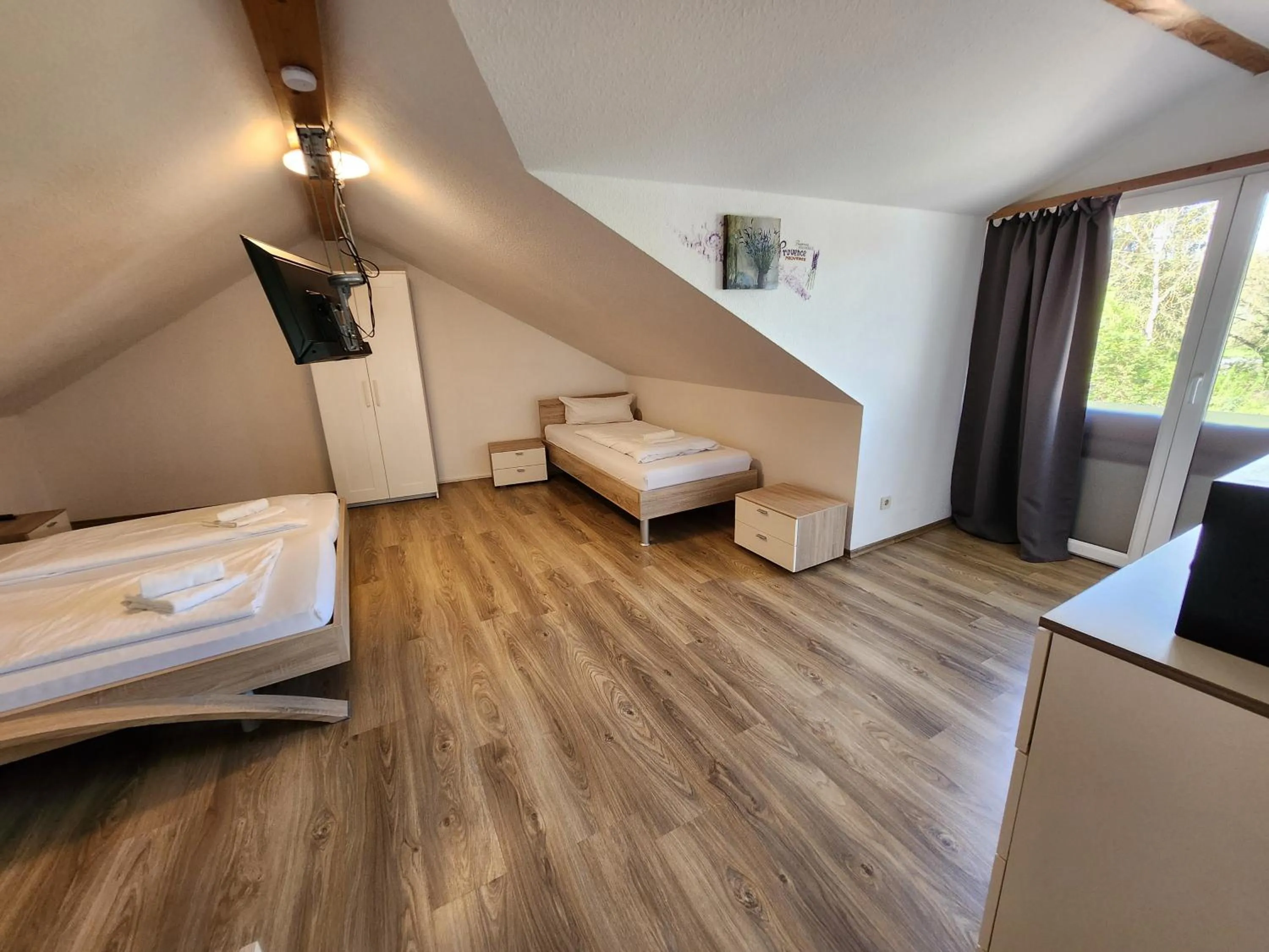 Bedroom, Bed in Gästehaus Parkblick