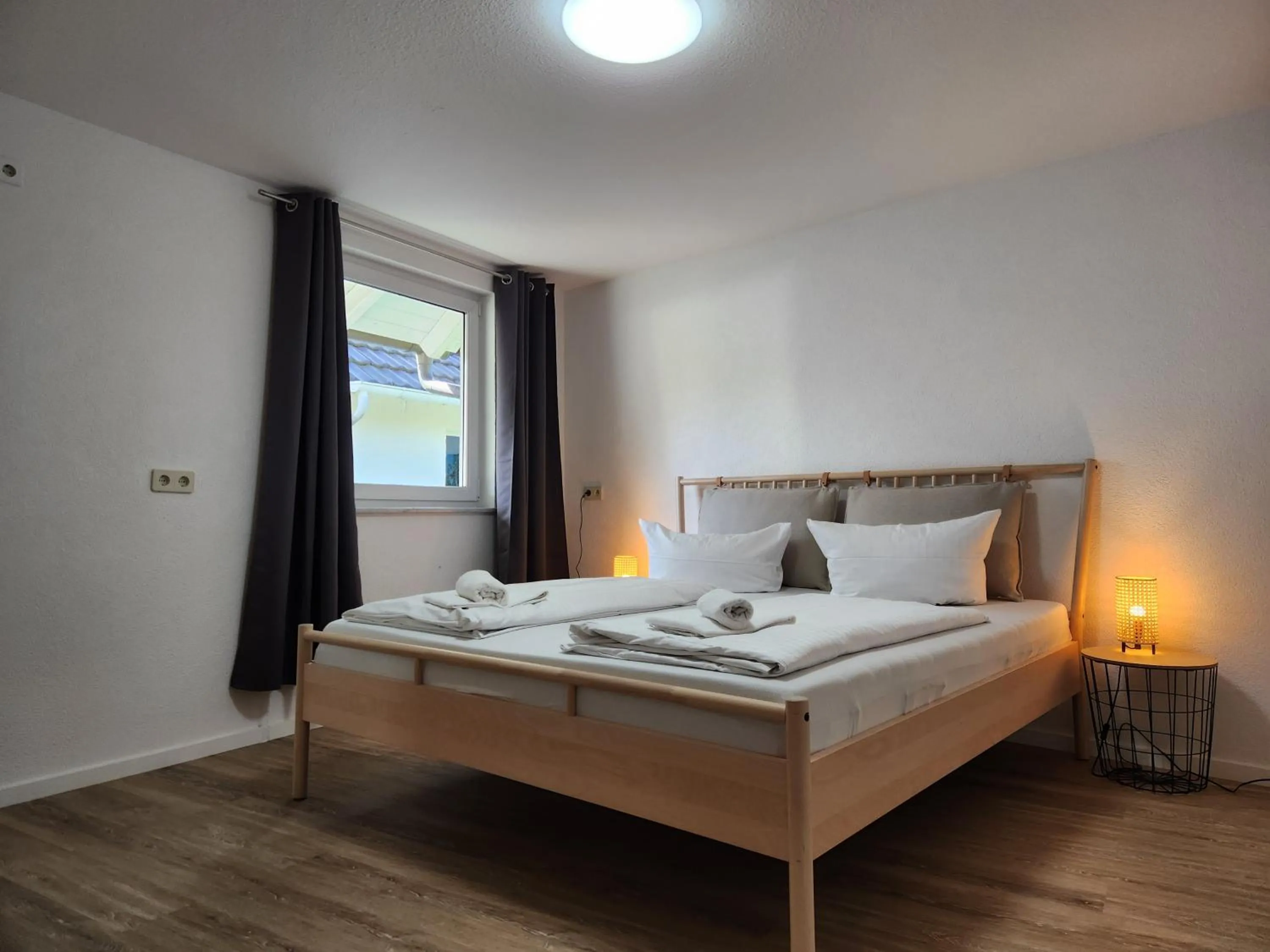 Bedroom, Bed in Gästehaus Parkblick