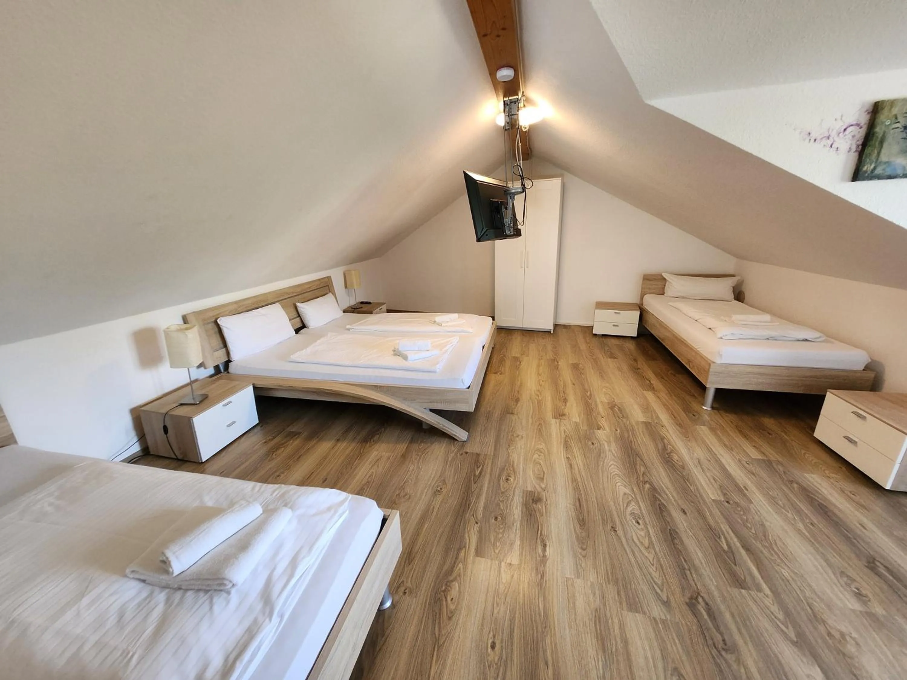 Bedroom, Bed in Gästehaus Parkblick