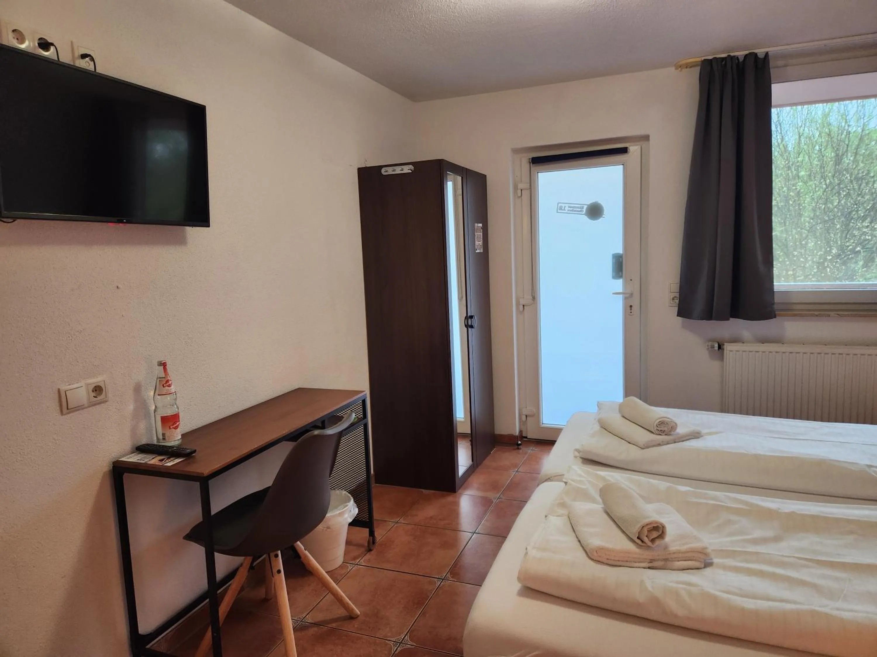 Photo of the whole room, Bed in Gästehaus Parkblick