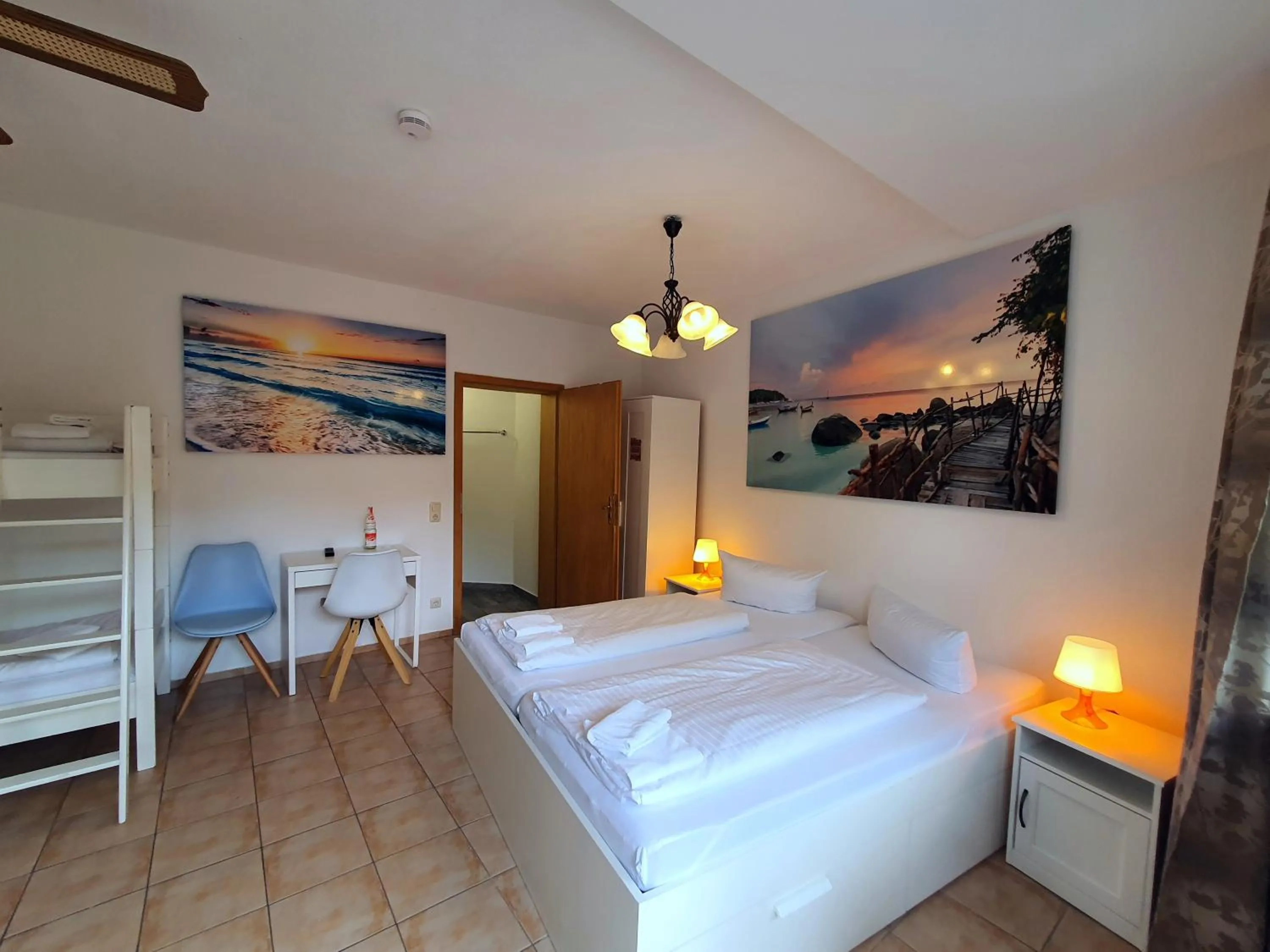 Bedroom, Bed in Gästehaus Parkblick