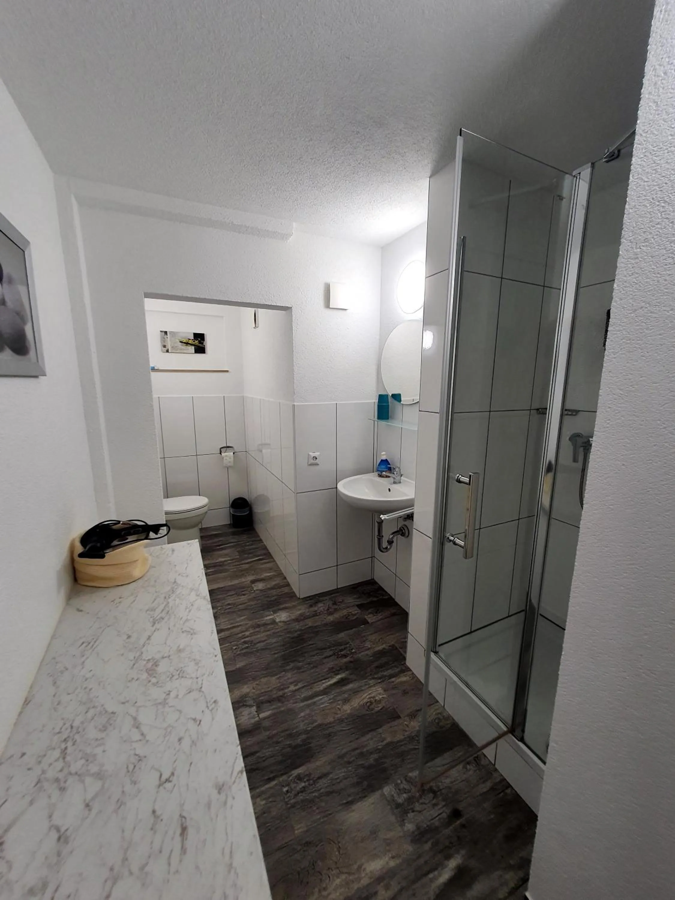 Bathroom in Gästehaus Parkblick