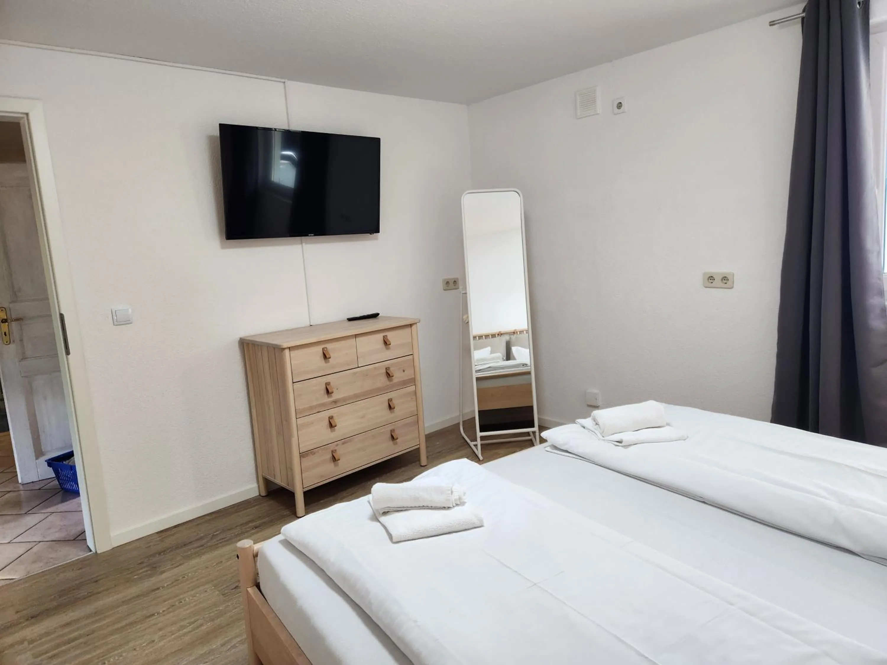 Bedroom, Bed in Gästehaus Parkblick